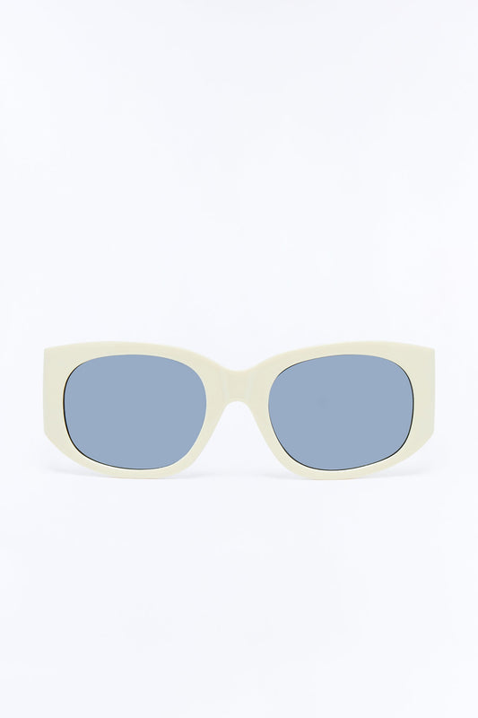 Tropical Vaycay Sunglasses - Cream