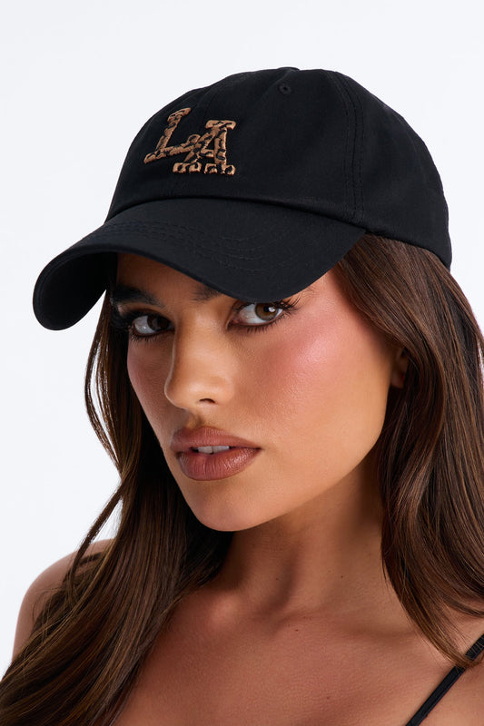 A Bit Wild In LA Baseball Hat - Black/combo