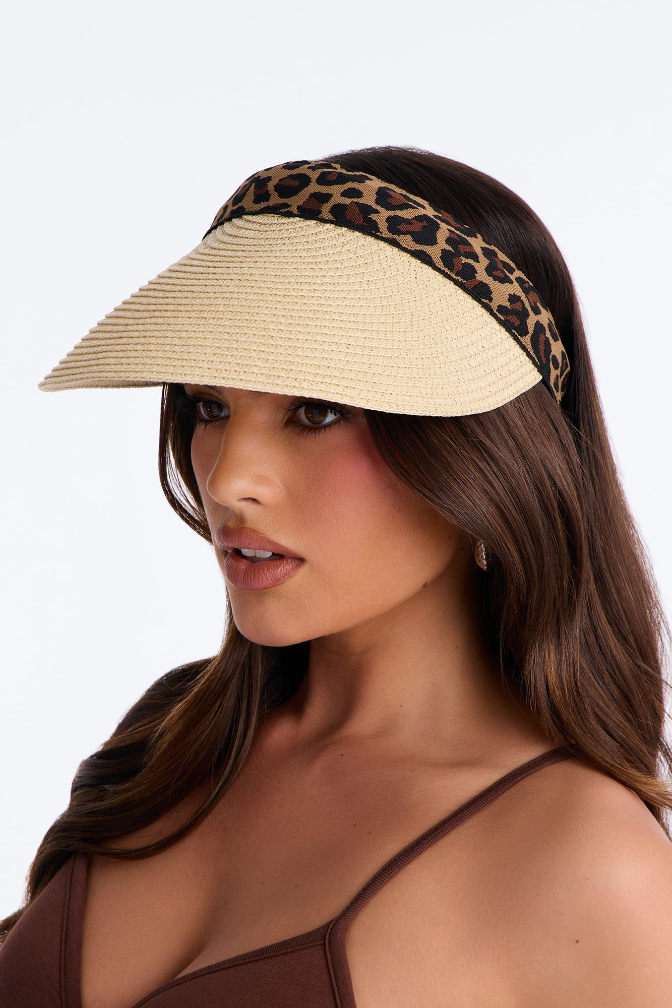 Margaritas On The Beach Visor - Brown/combo