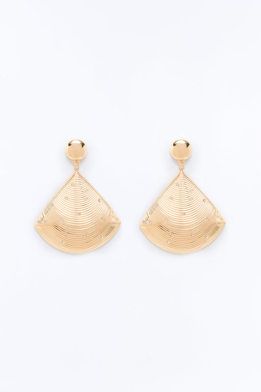 Glistening Tides Earrings - Gold
