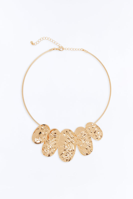Paradise Shield Hardware Necklace - Gold