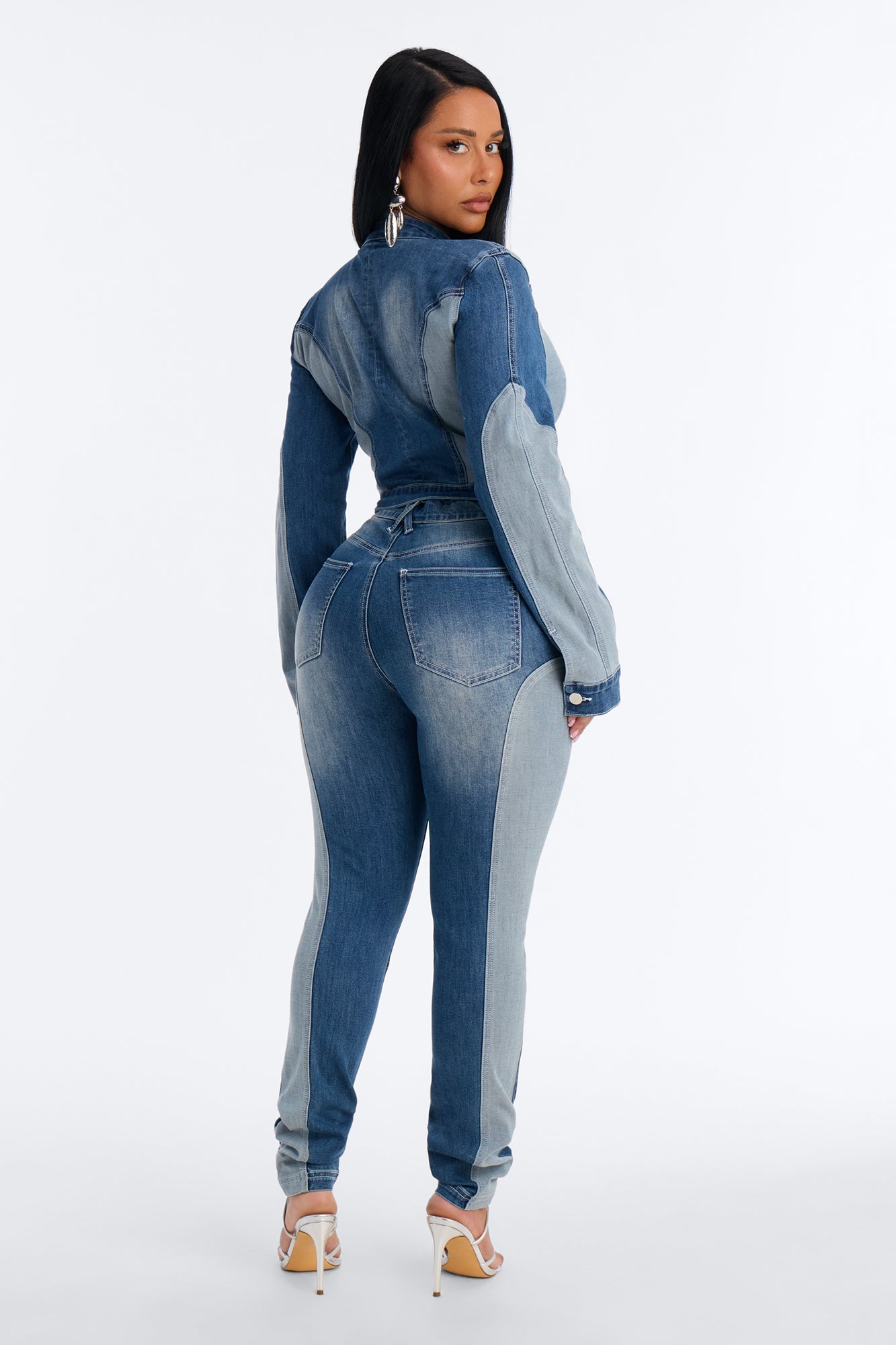 Ride At Dawn Moto Skinny Jeans - Light Wash