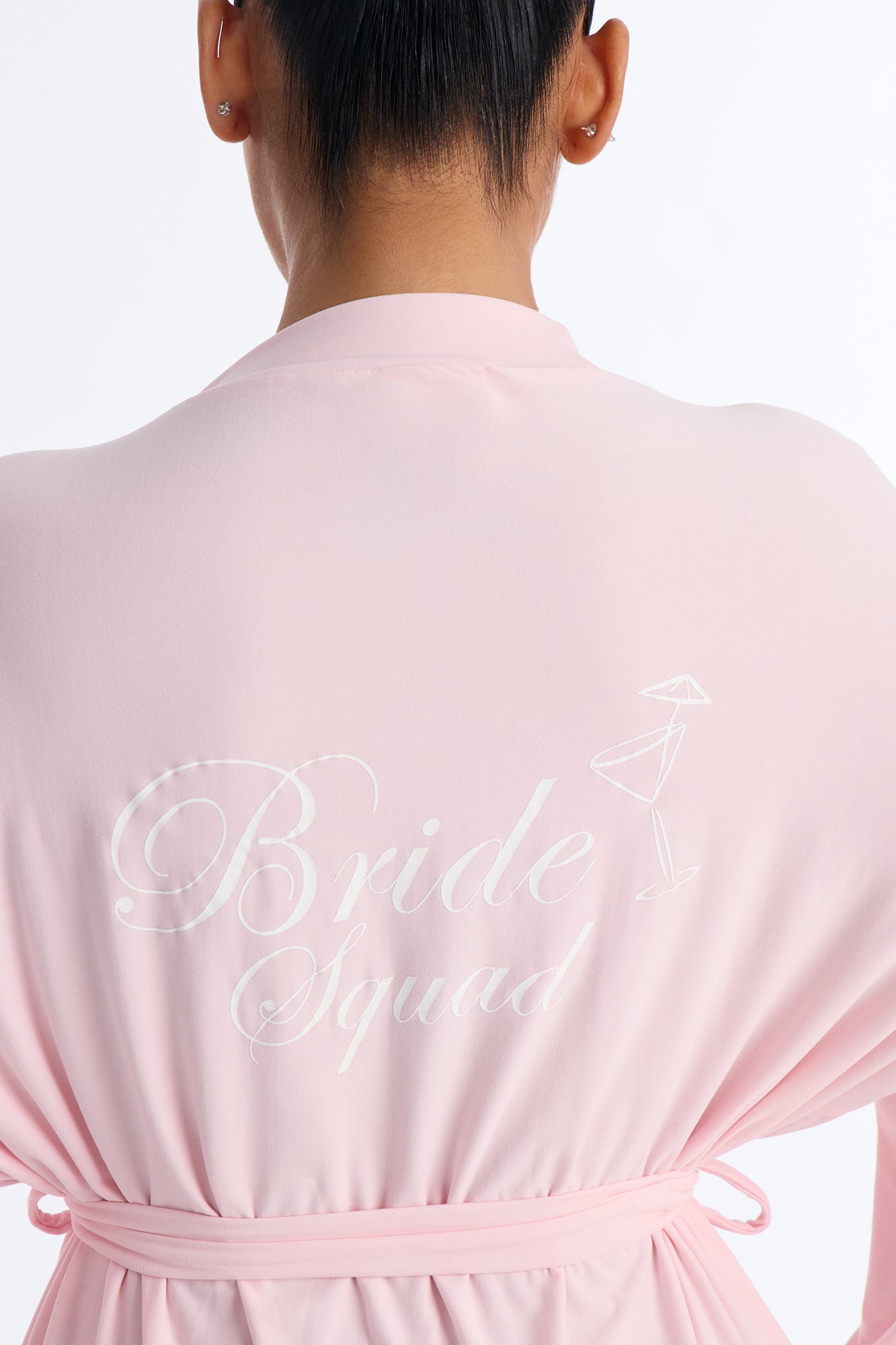 Squad Needs A Martini Robe - Pink