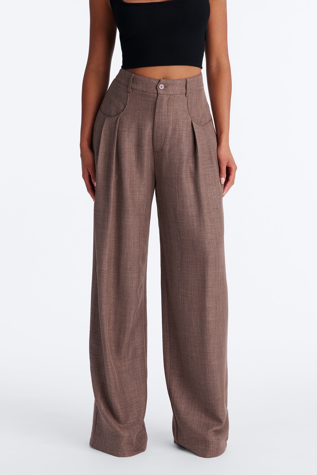 Matson Wide Leg Trouser - Caffe