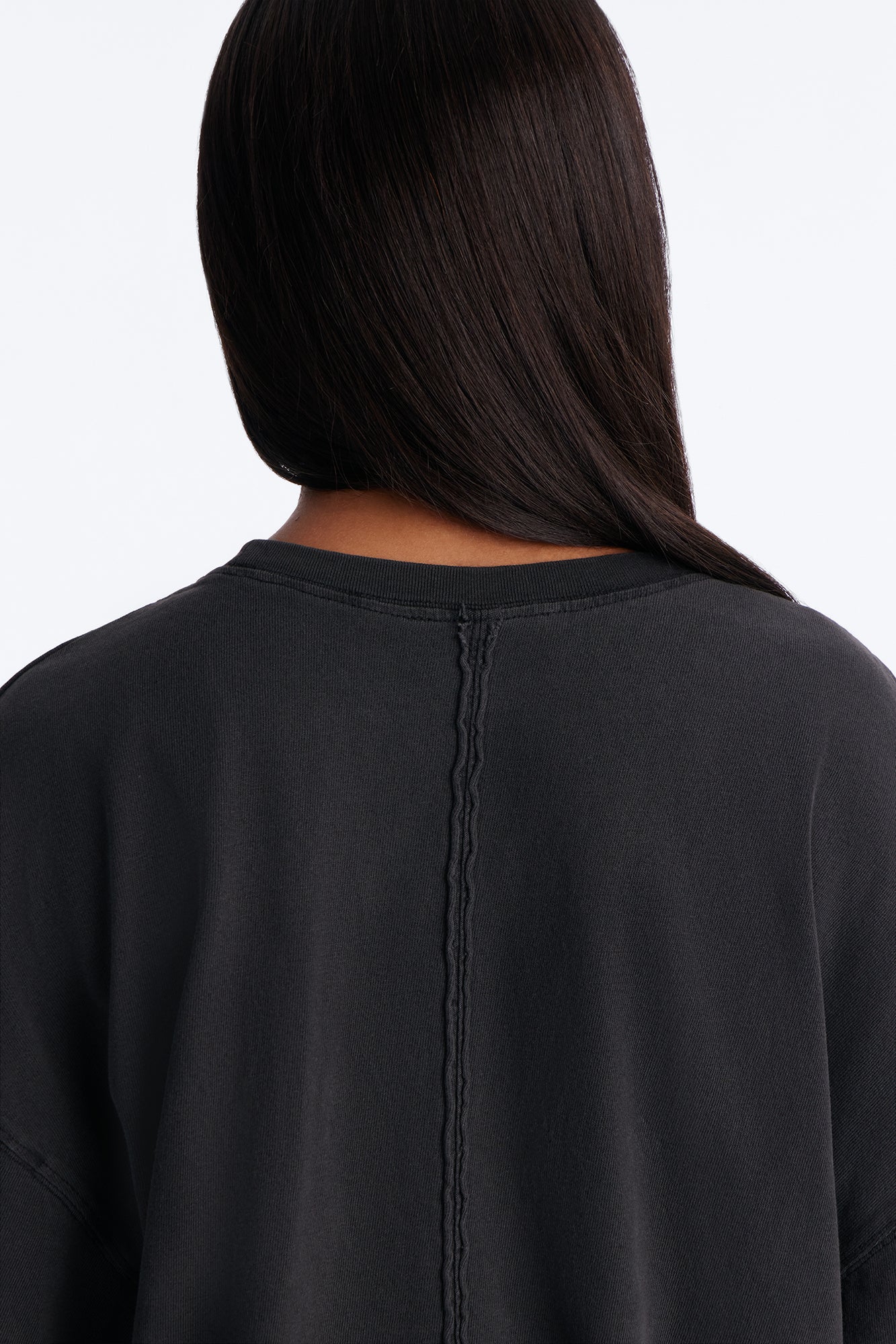 London Washed Oversized Short Sleeve T-Shirt - Black