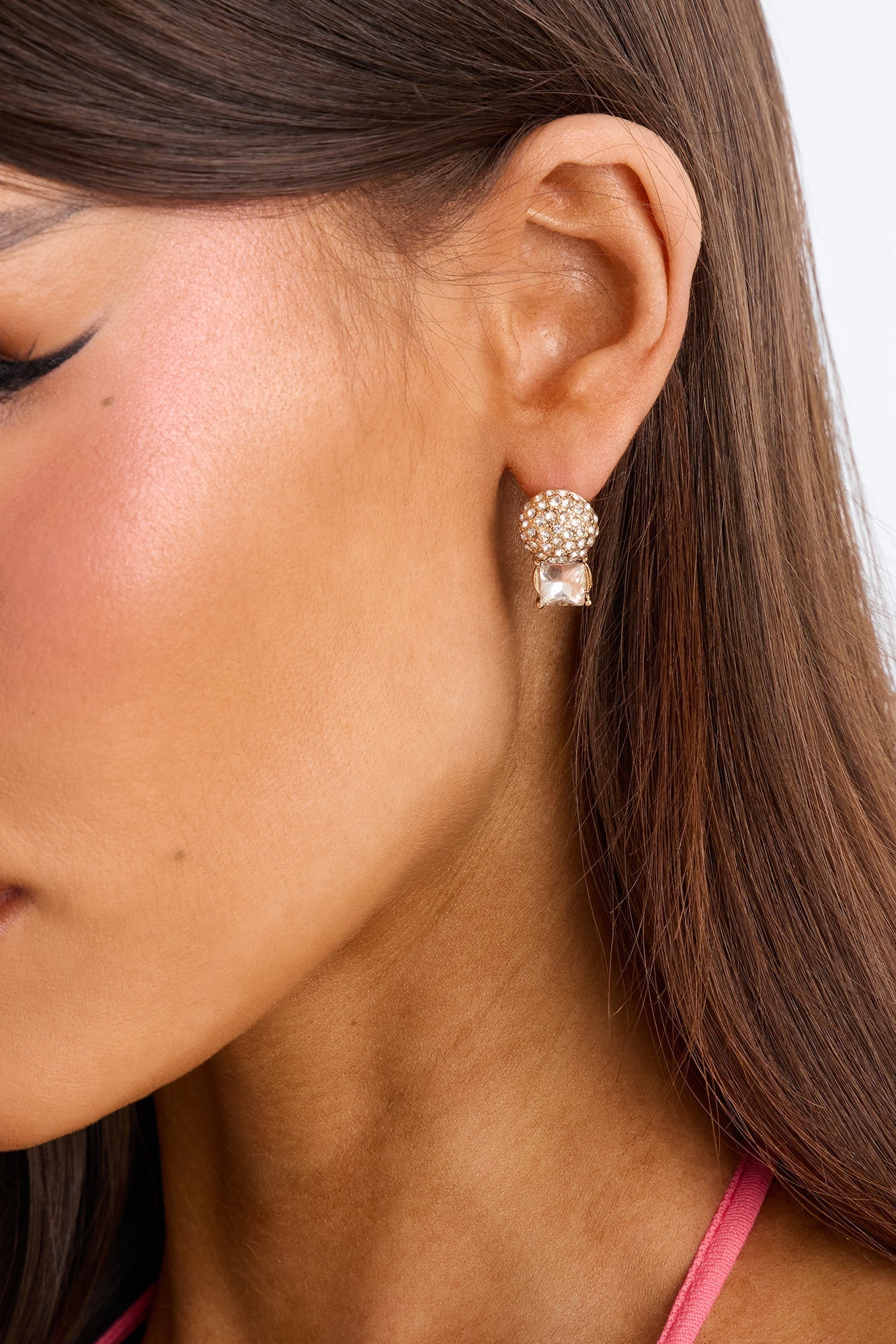 One Of Many Stud Earrings - Gold