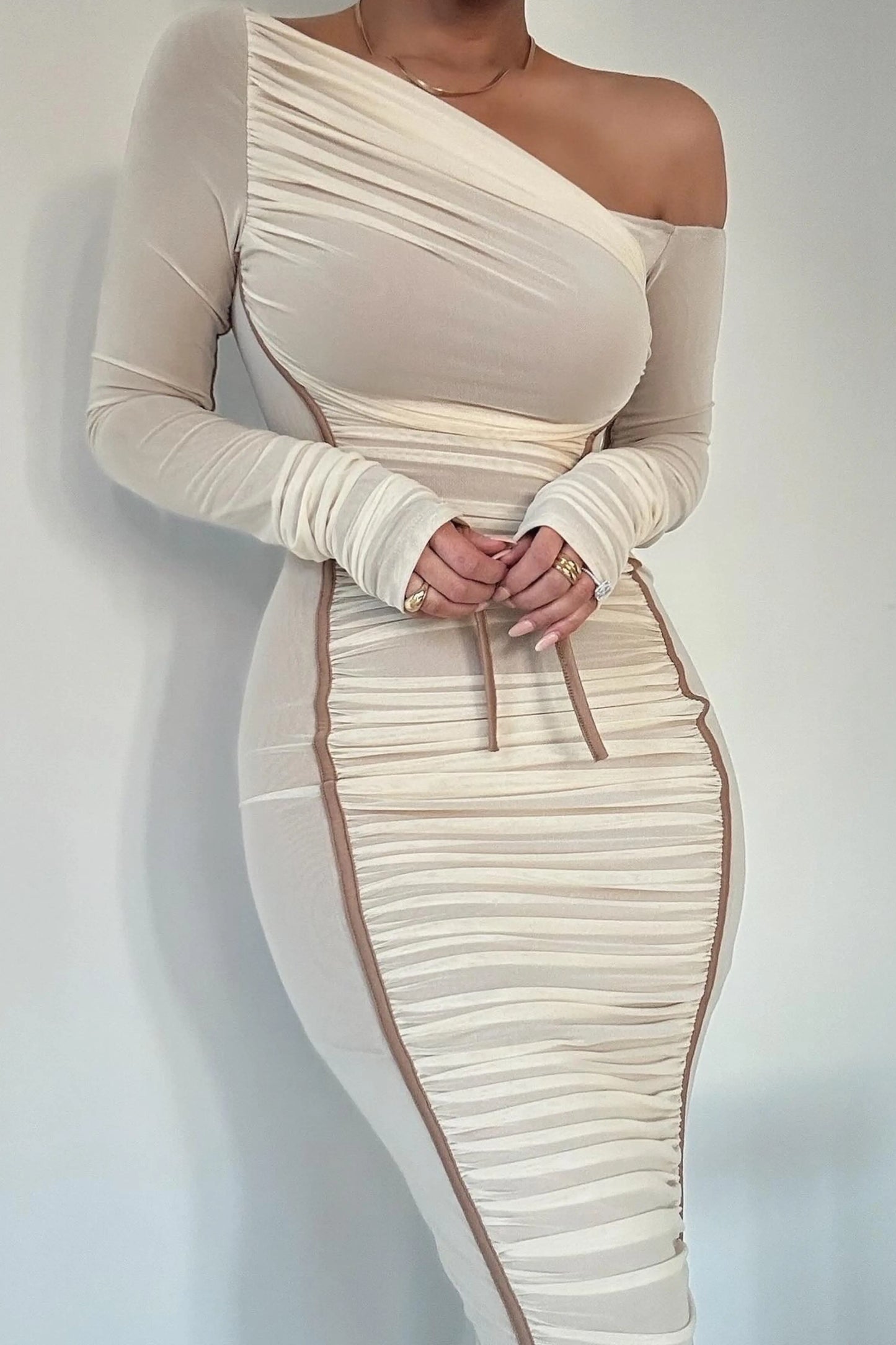 Buttercream Monika Midi Dress JLUXLABEL