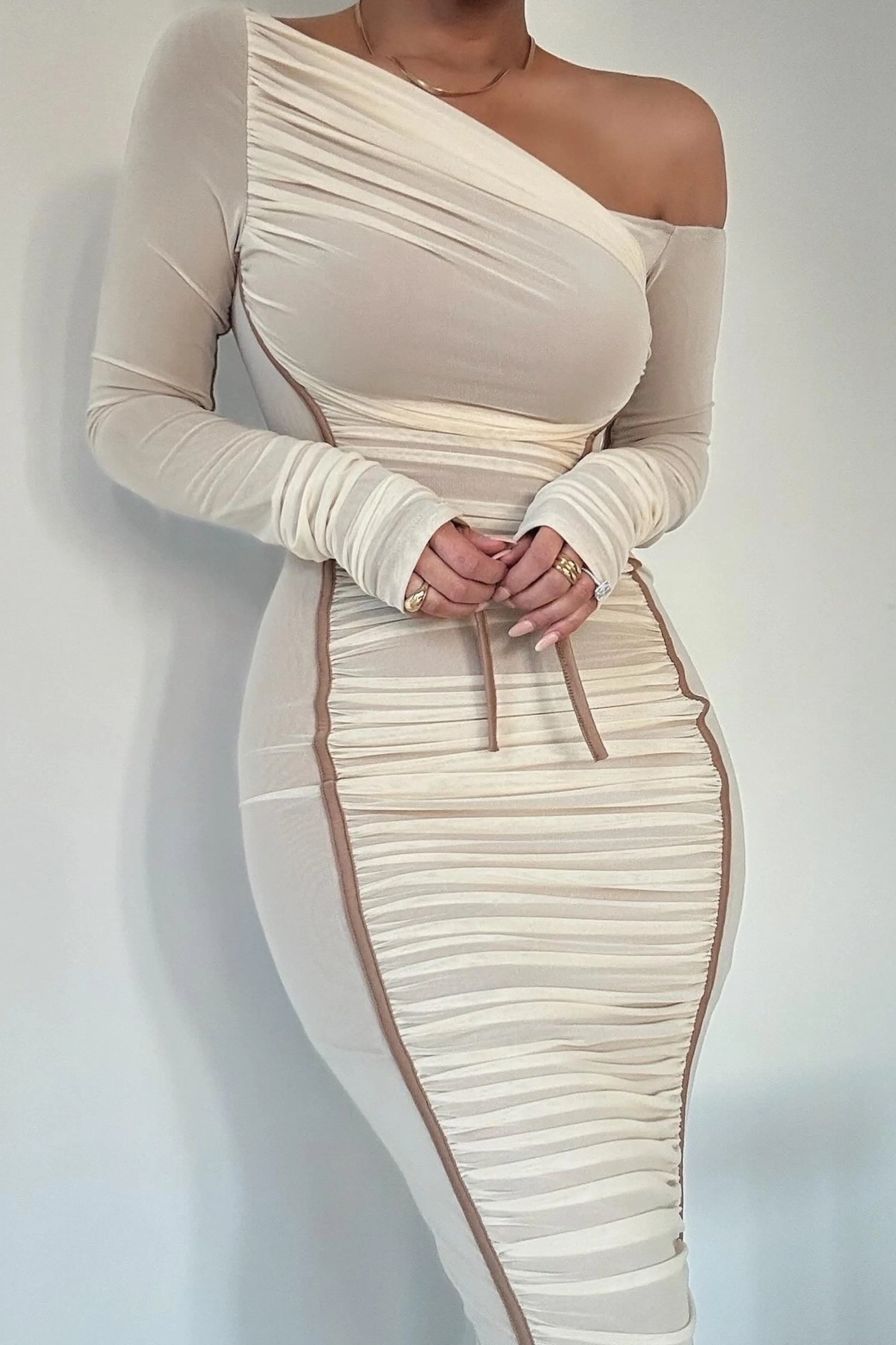 Buttercream Monika Midi Dress JLUXLABEL