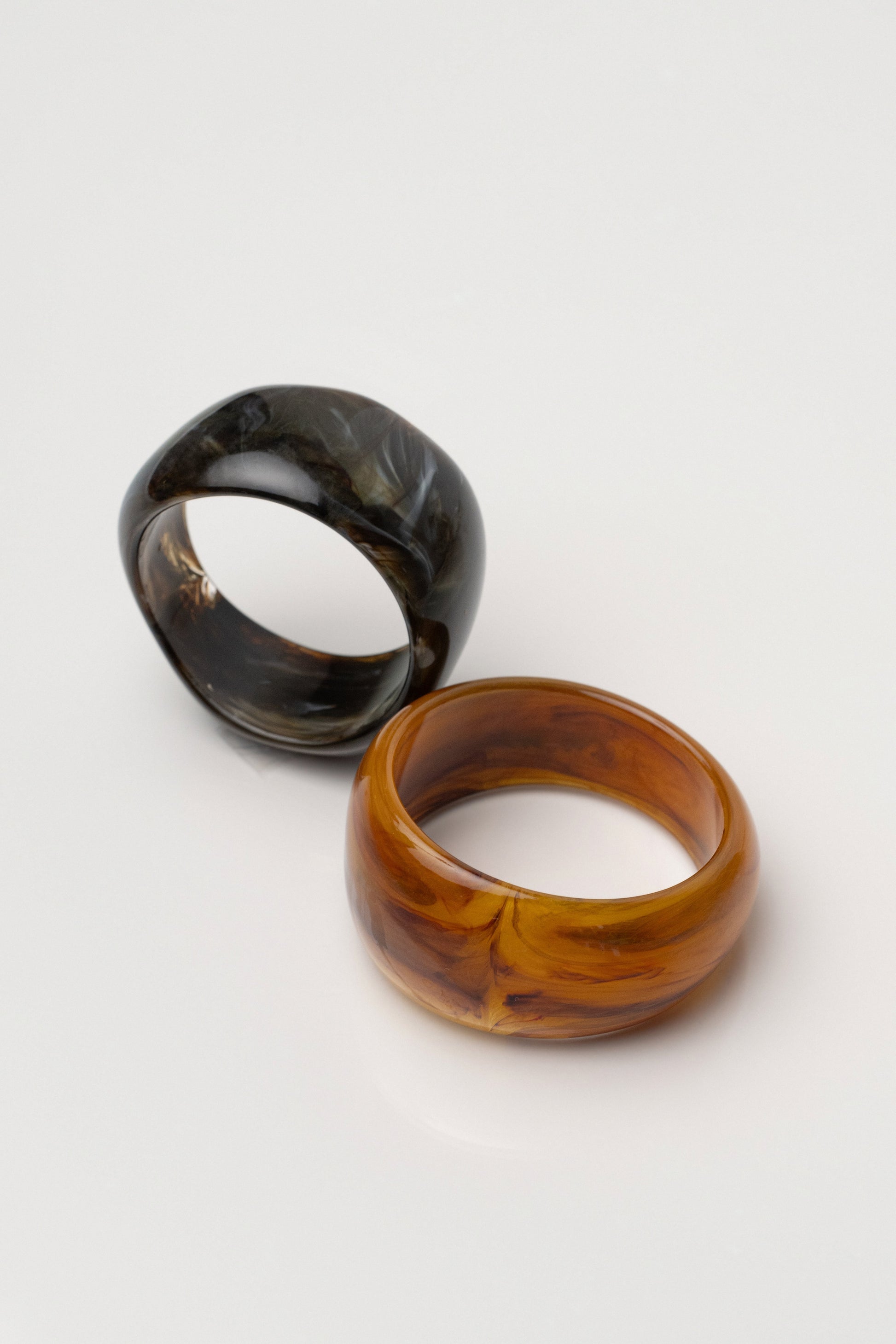 Amber Tortoise Shell Bracelet Set JLUXLABEL