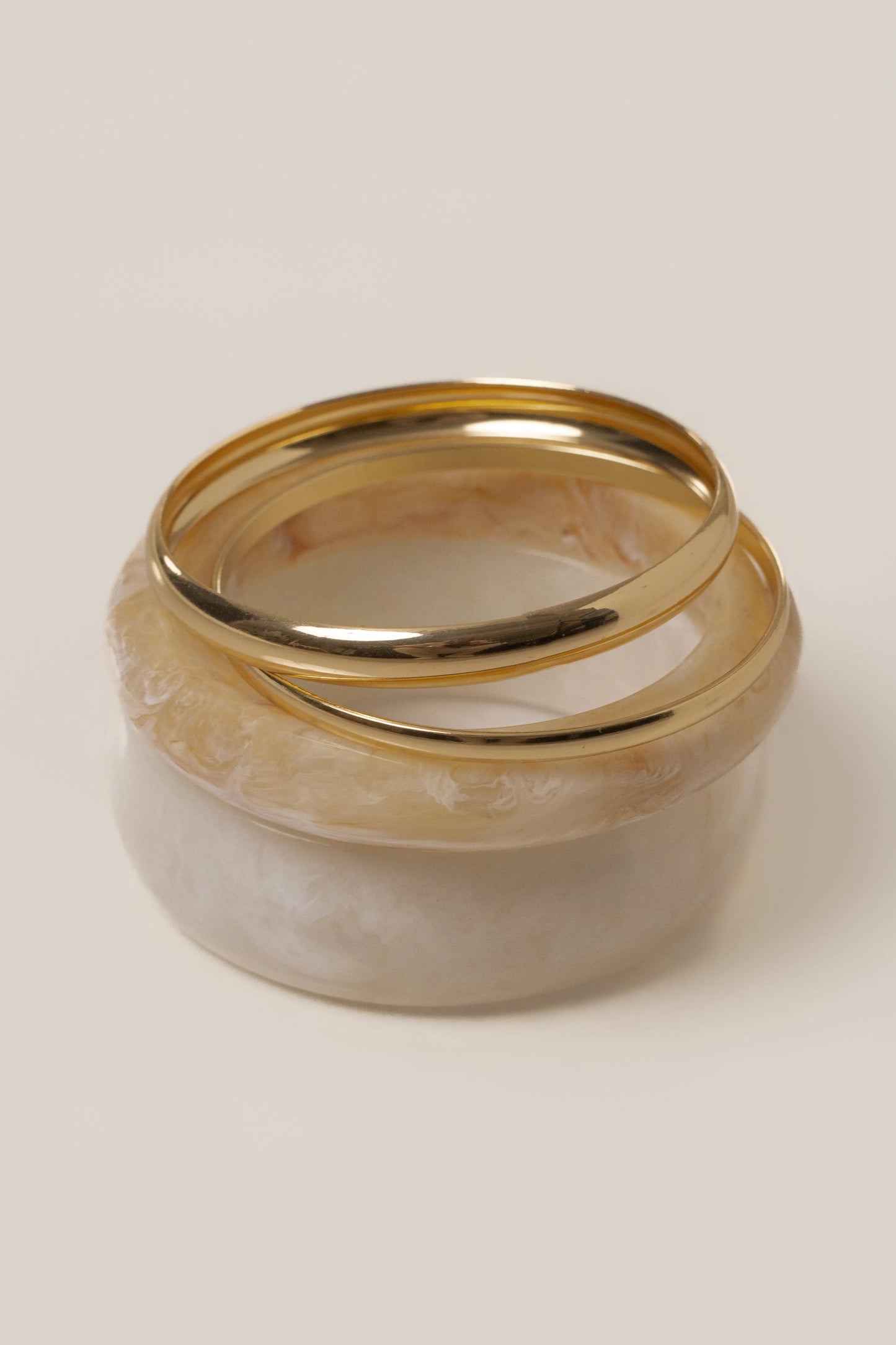 Gold Mara Bracelet Set JLUXLABEL