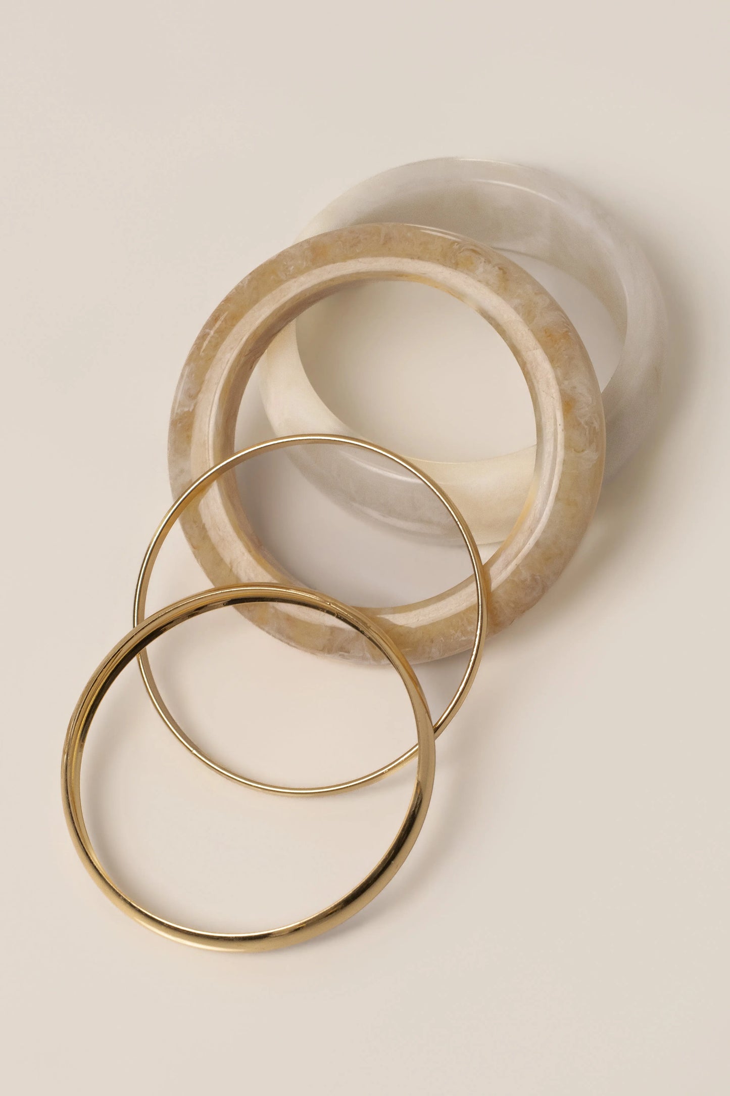 Gold Mara Bracelet Set JLUXLABEL