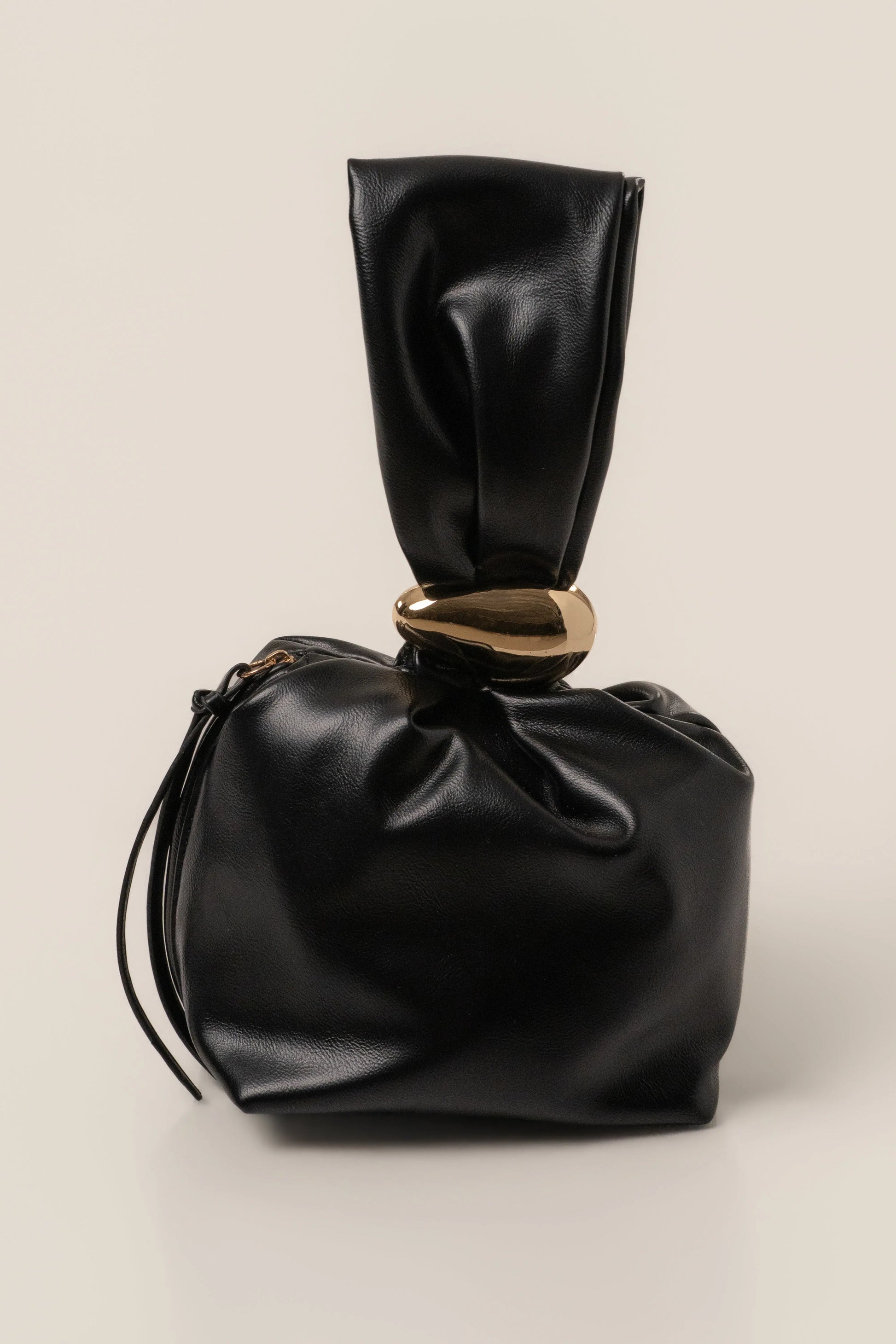 Black Frances Accent Handbag JLUXLABEL