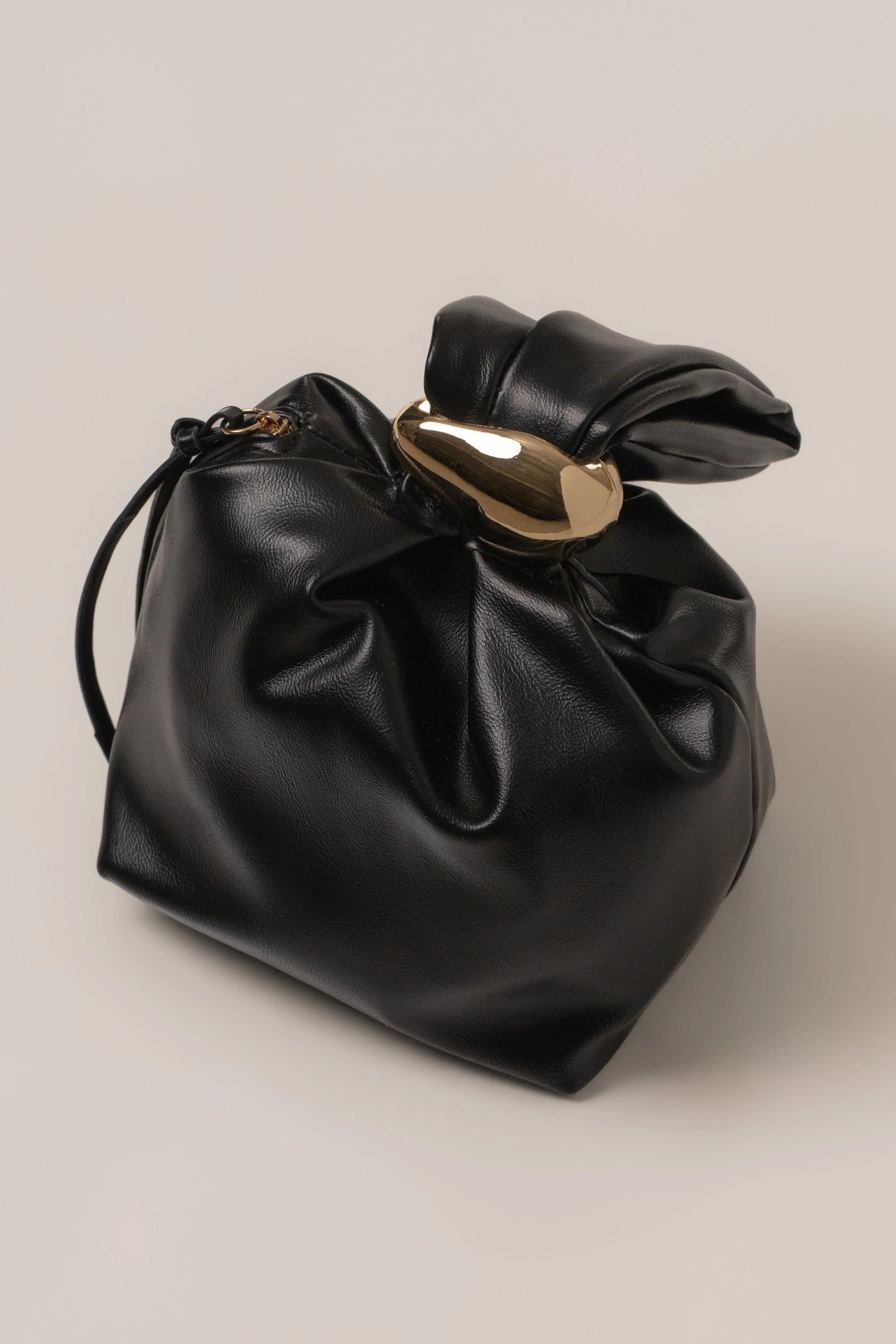 Black Frances Accent Handbag JLUXLABEL
