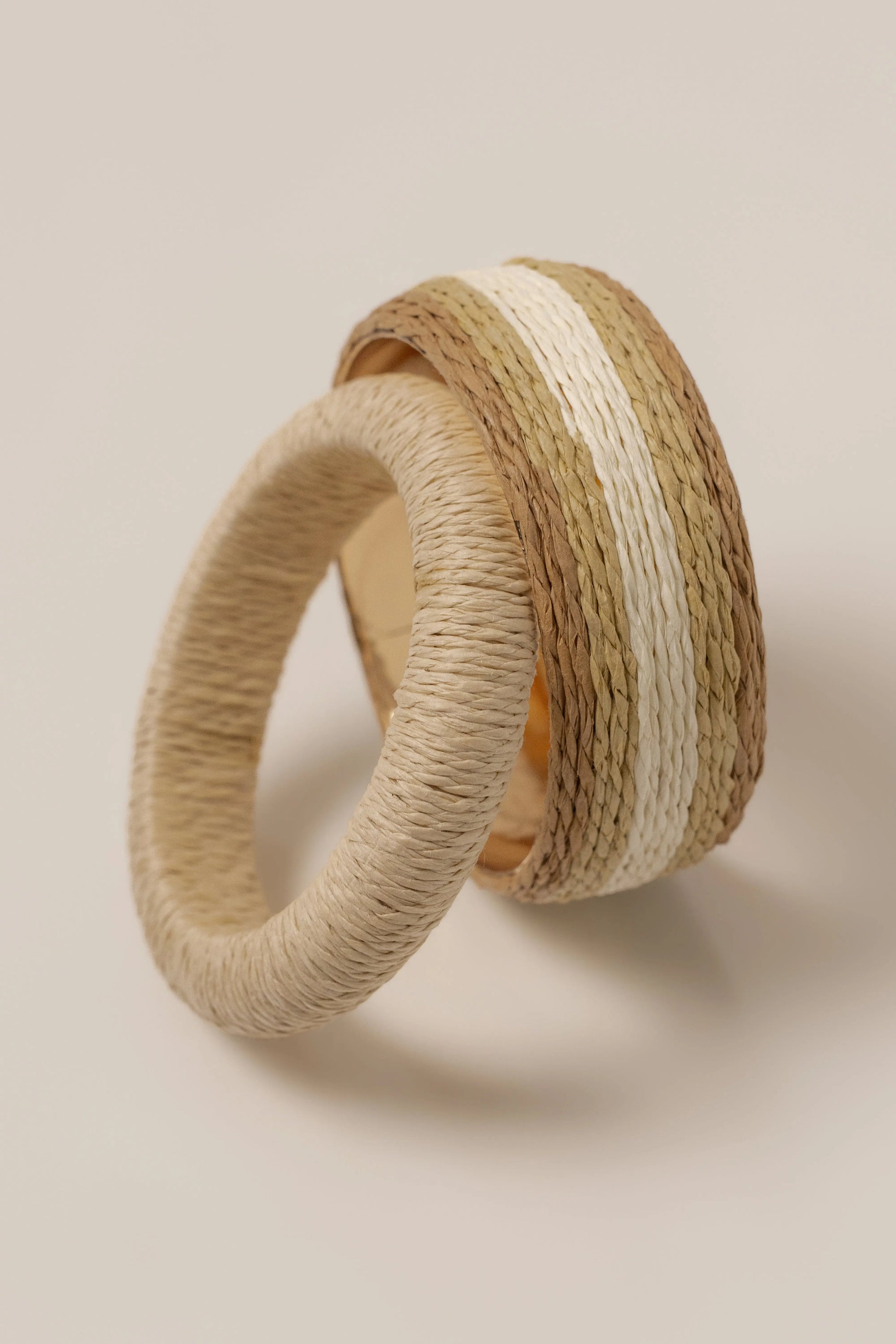 Natural Clear Coast Bangle Set JLUXLABEL