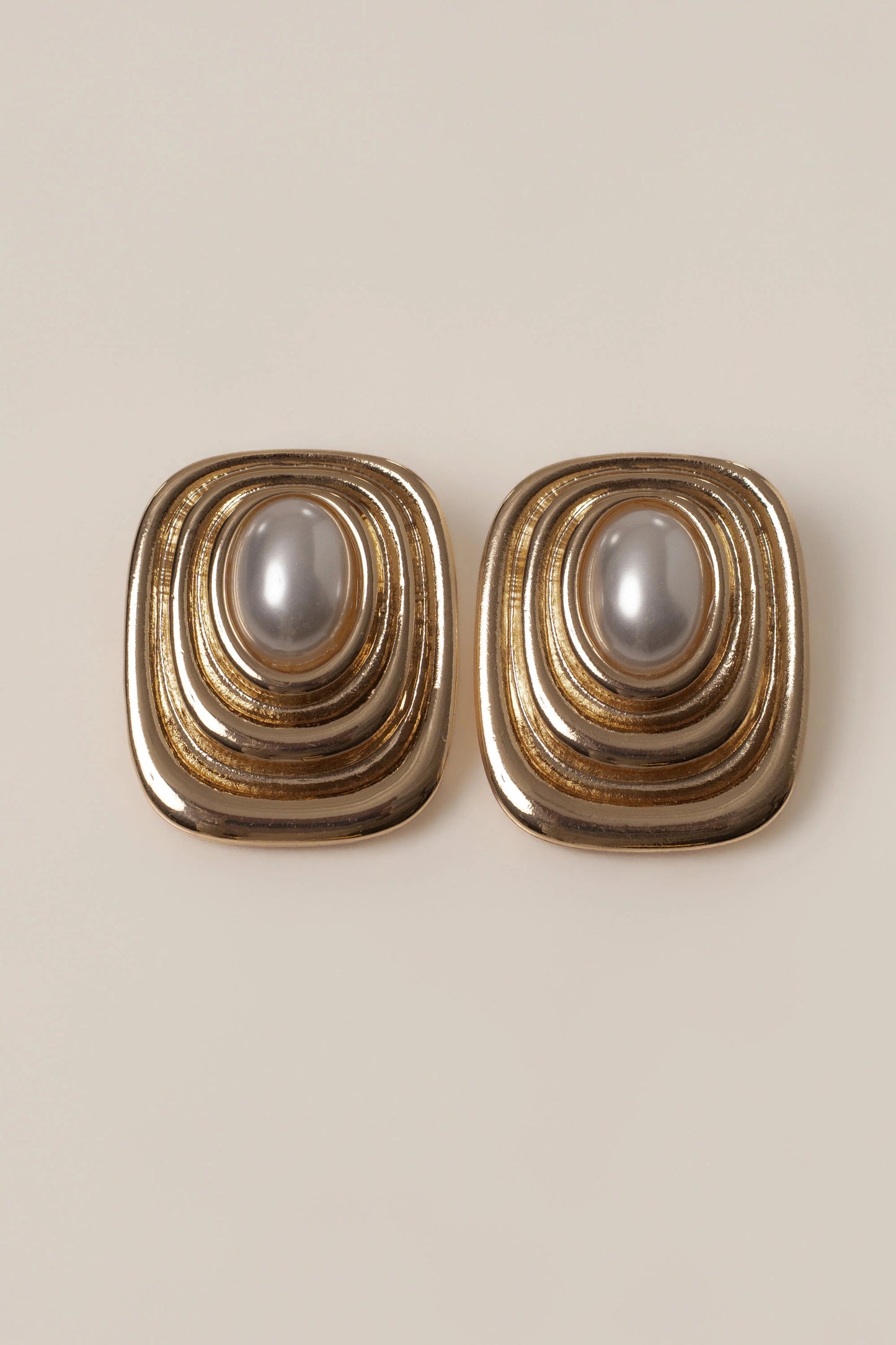 Gold Katalia Pearl Earrings JLUXLABEL