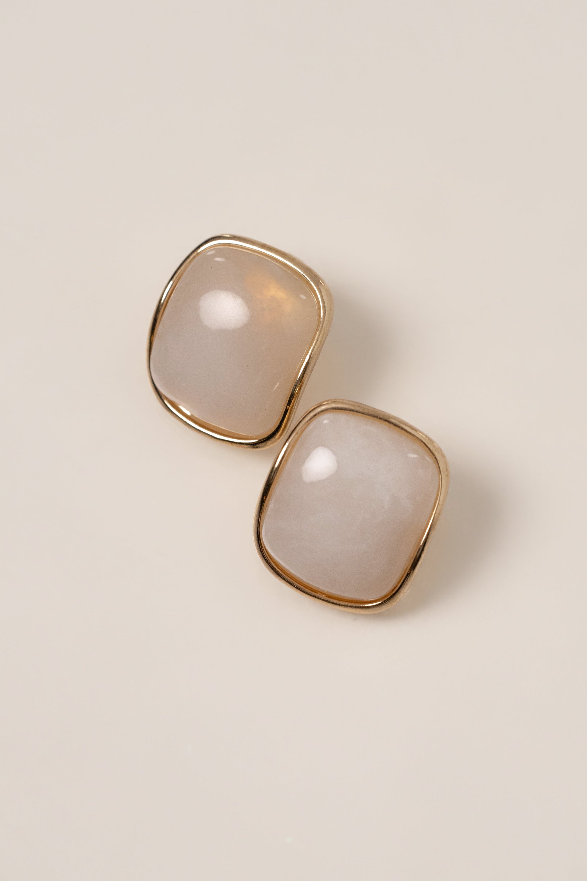 Gold Joanna Squared Earrings JLUXLABEL