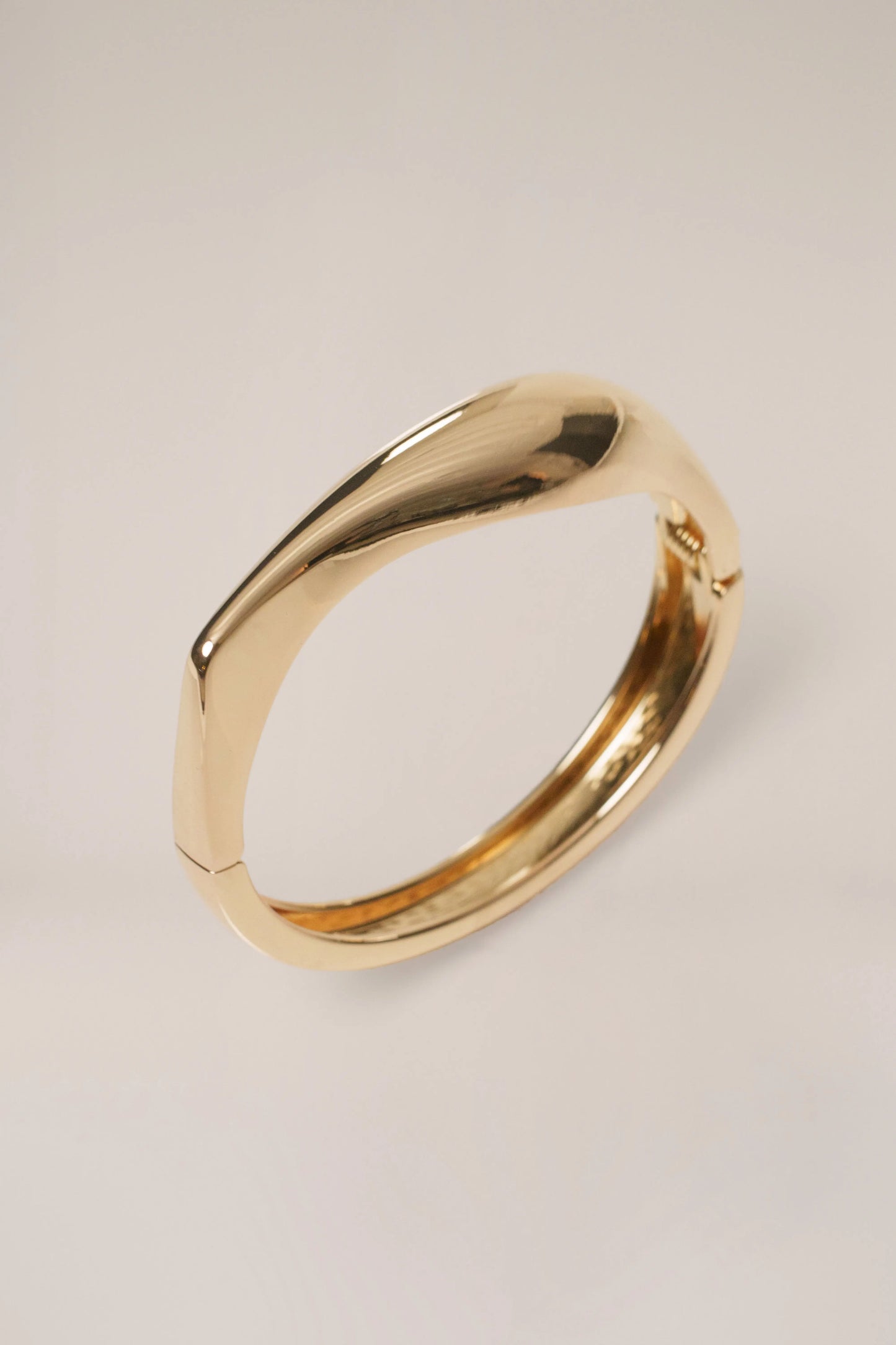 Gold Gigi Hinge Bracelet JLUXLABEL