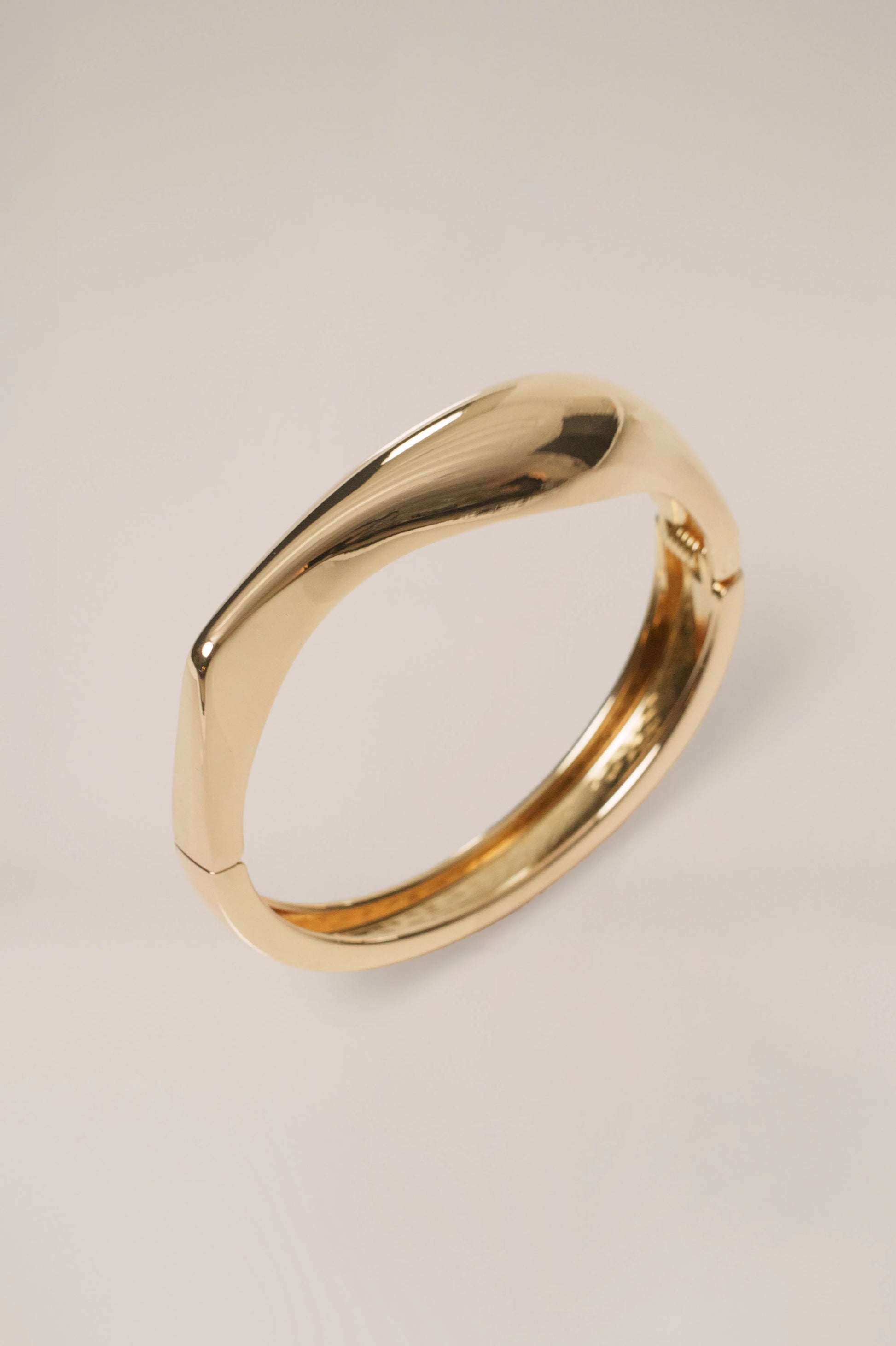 Gold Gigi Hinge Bracelet JLUXLABEL