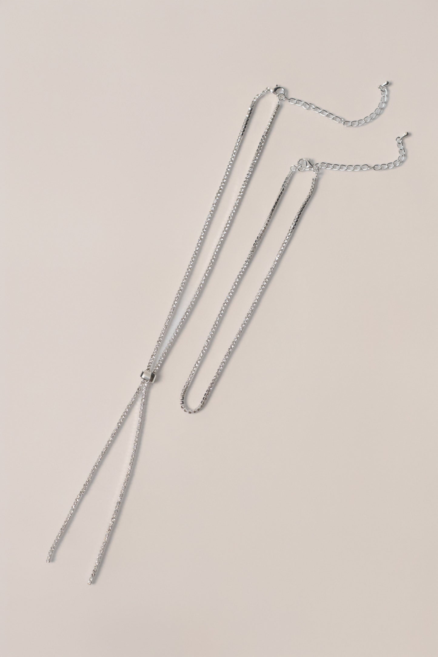 Silver  Arie Layered Necklace JLUXLABEL