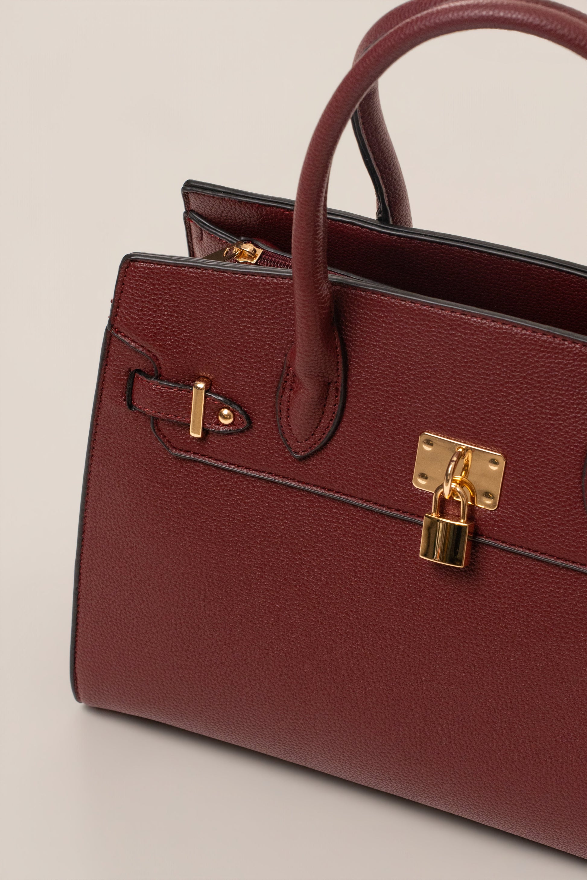 Burgundy Alva Handbag JLUXLABEL