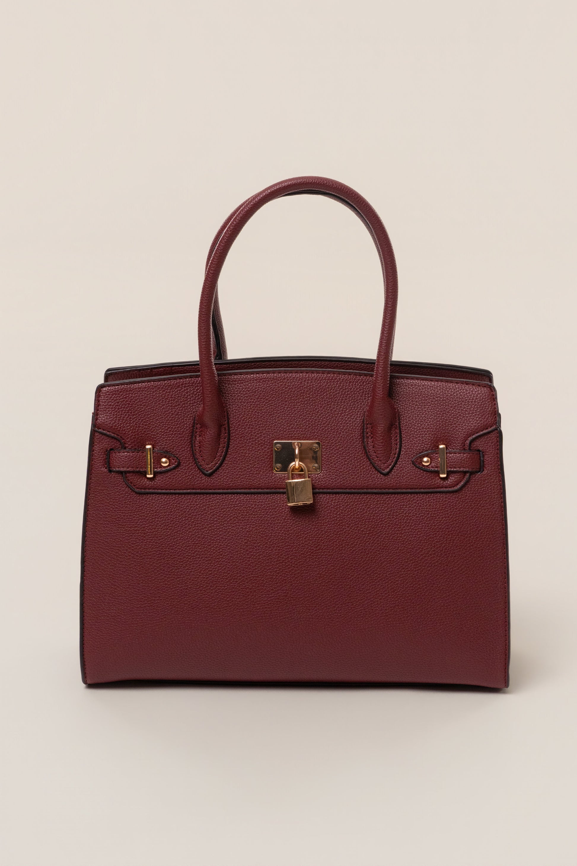 Burgundy Alva Handbag JLUXLABEL