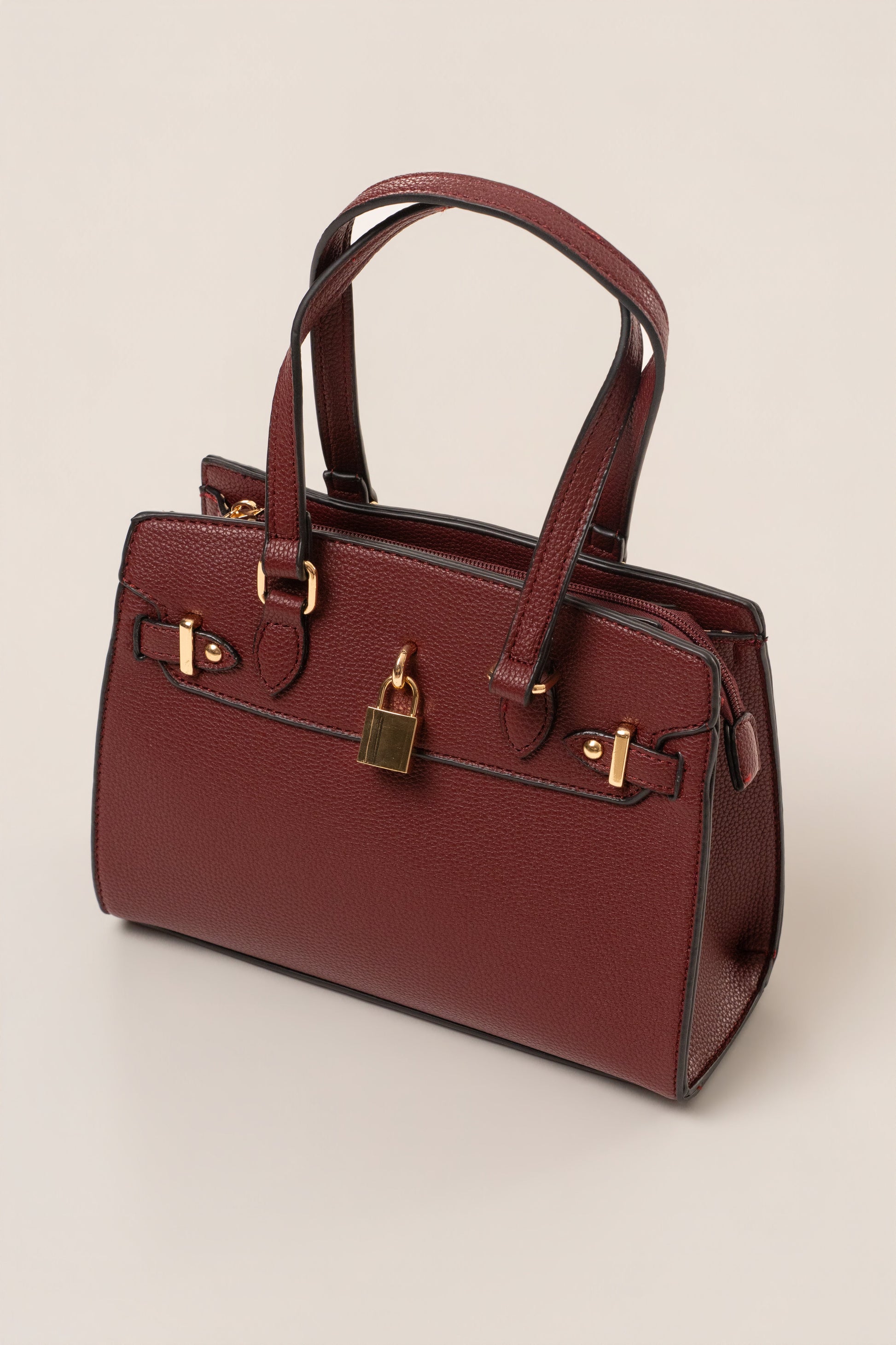 Burgundy Alva Handbag JLUXLABEL