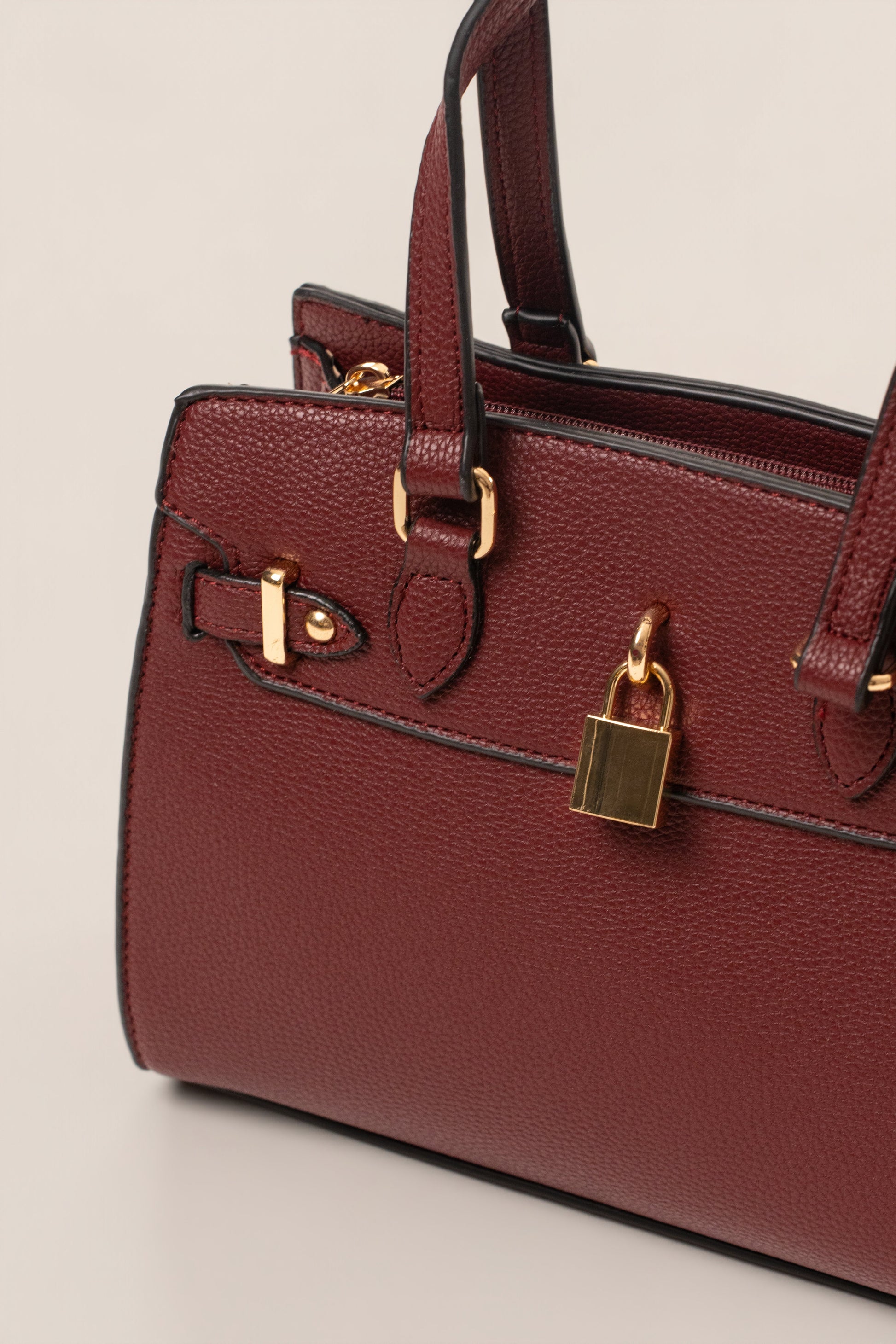 Burgundy Alva Handbag JLUXLABEL