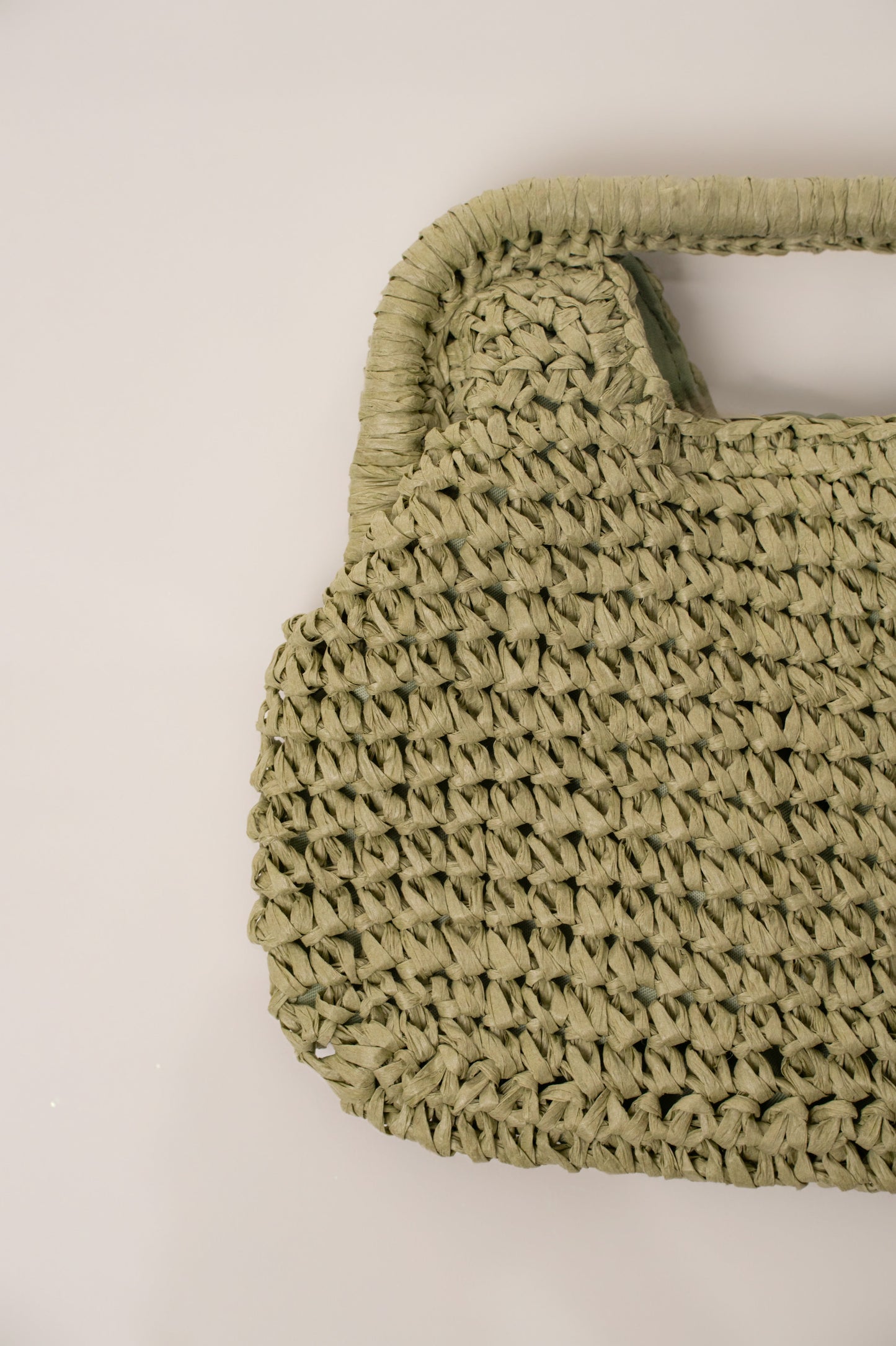 Green Coast Straw Handbag JLUXLABEL