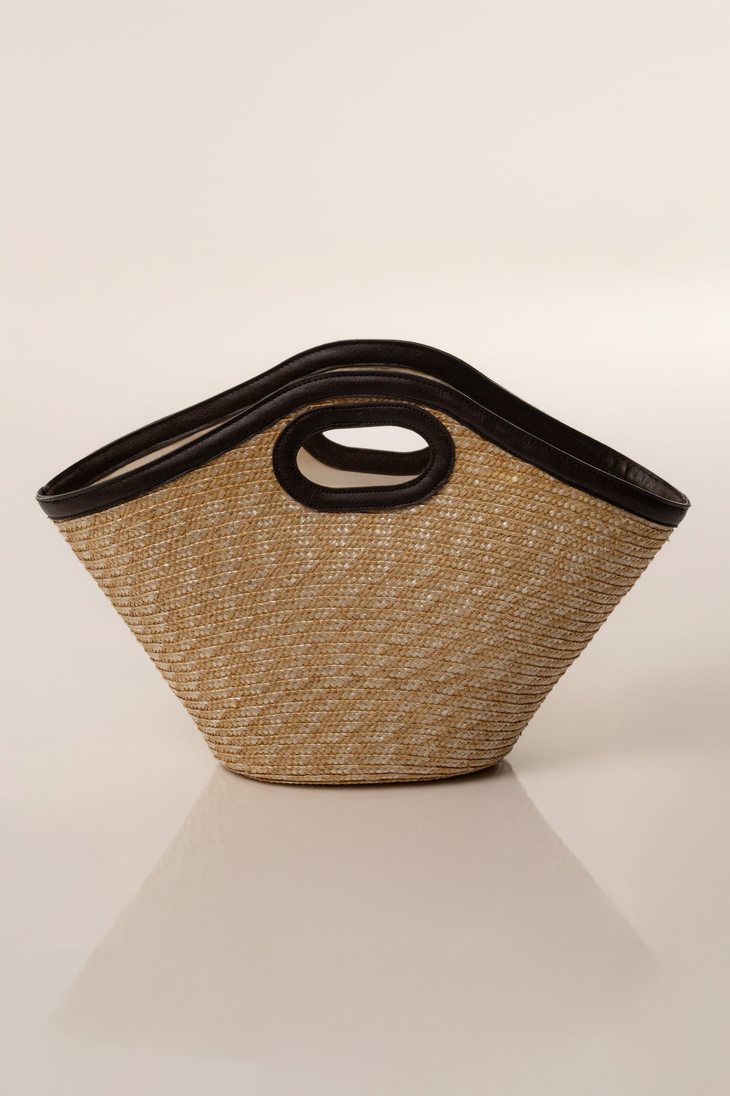 Natural Santorini Straw Tote JLUXLABEL