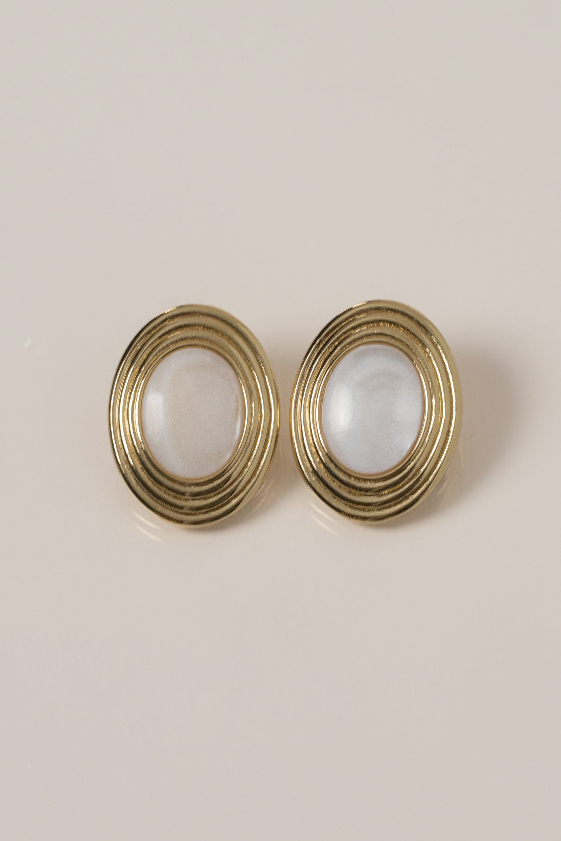 Gold Imperial Pearl Earrings JLUXLABEL