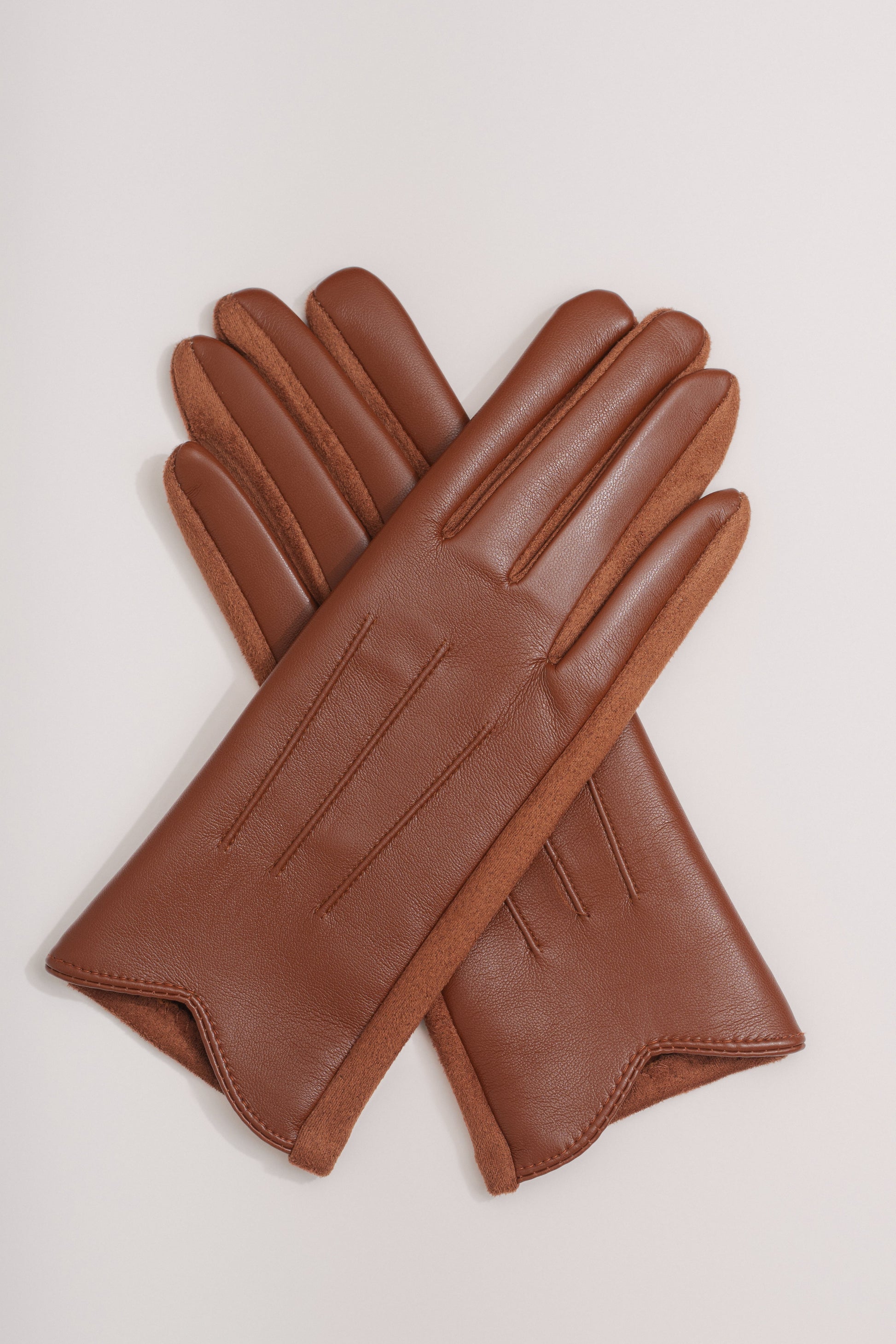 Terra Cotta Après Ski Gloves JLUXLABEL