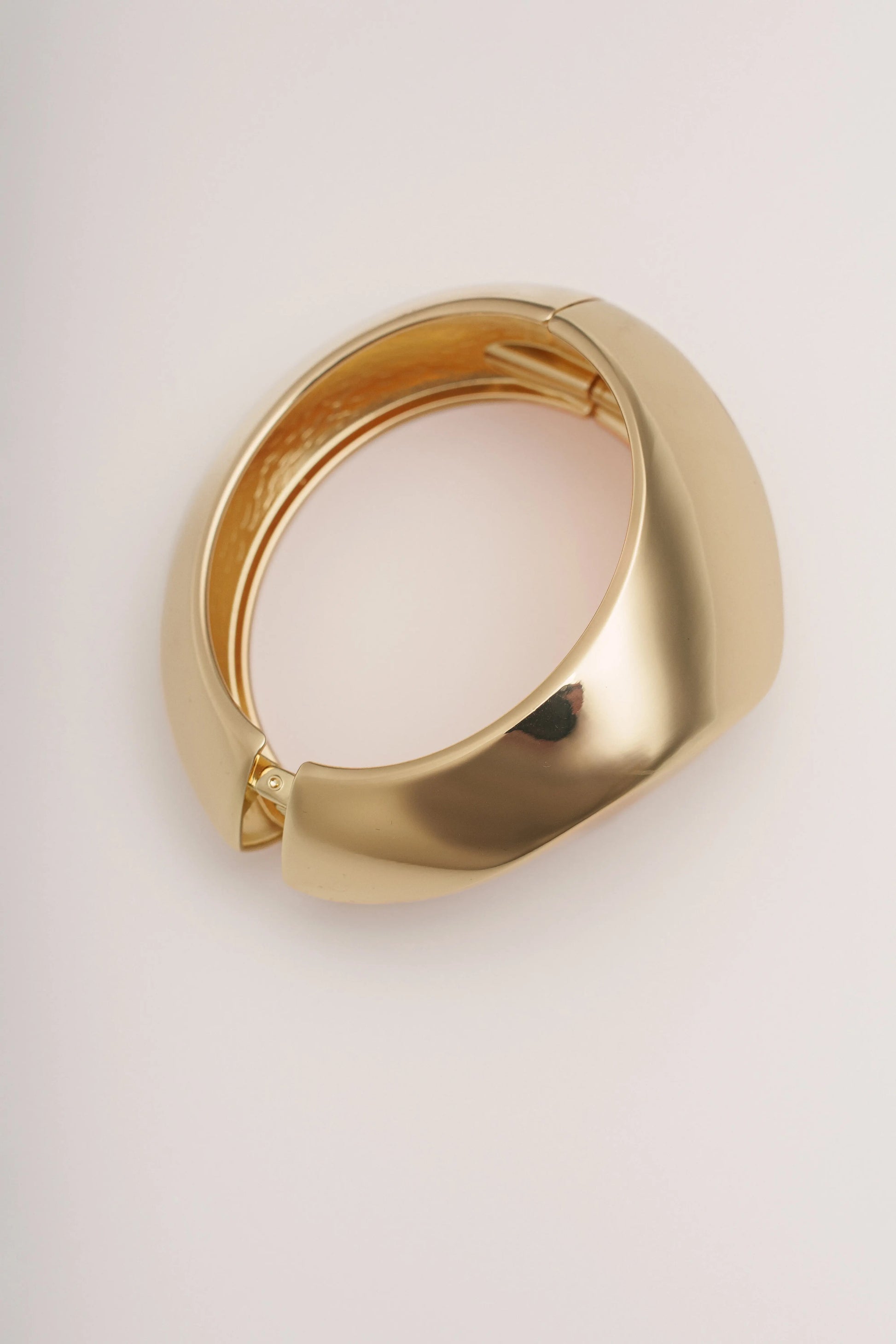 Gold Blair Hinge Bracelet JLUXLABEL