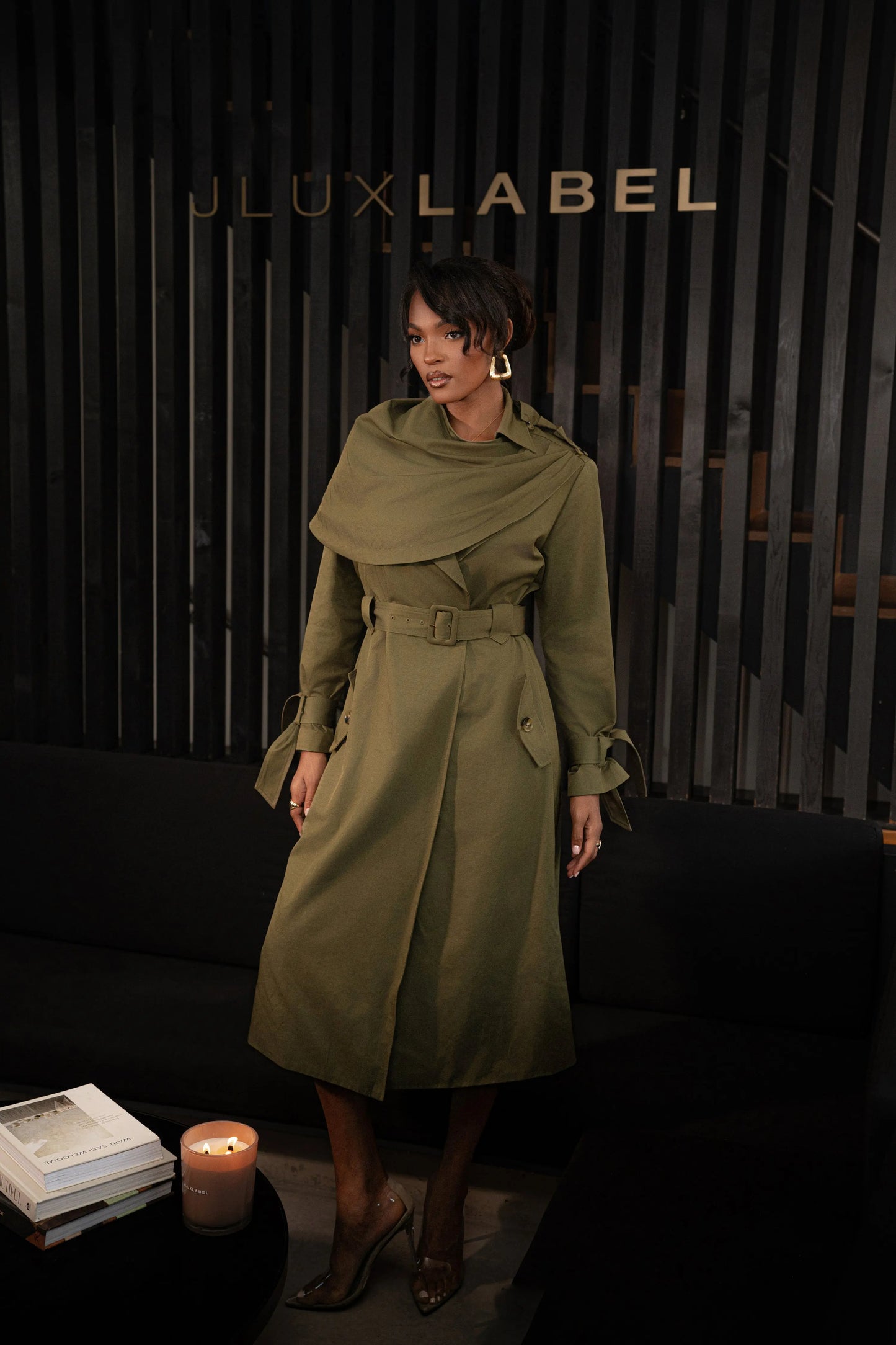 Olive The Classic Trench Coat JLUXLABEL