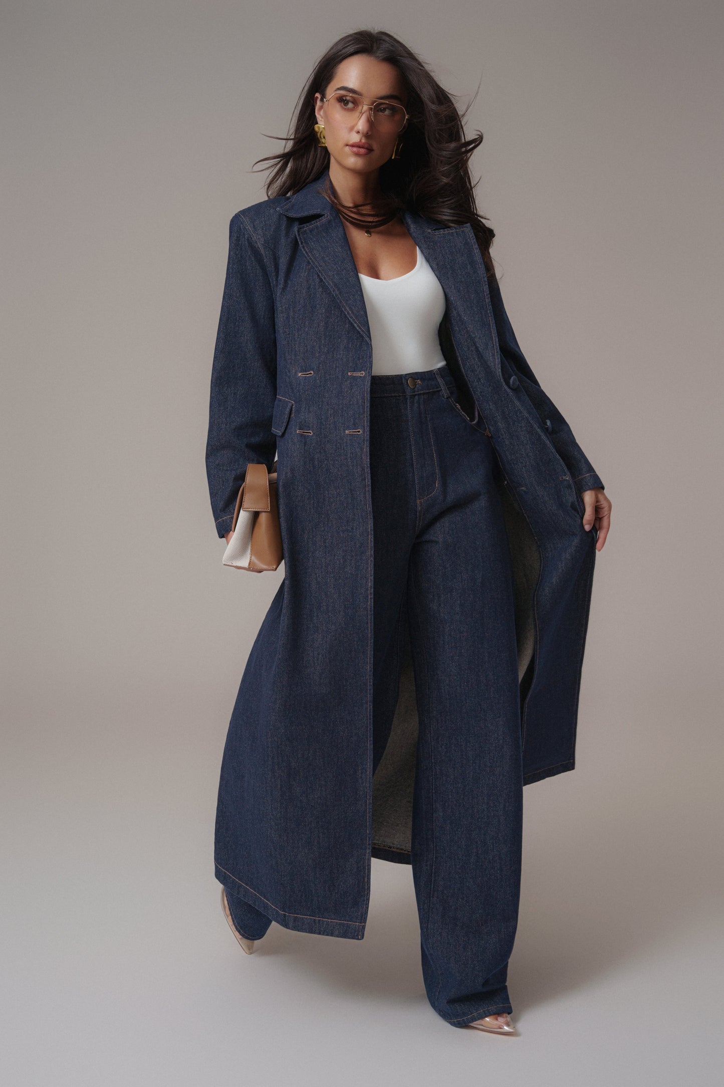 Dark Denim Signature Coat