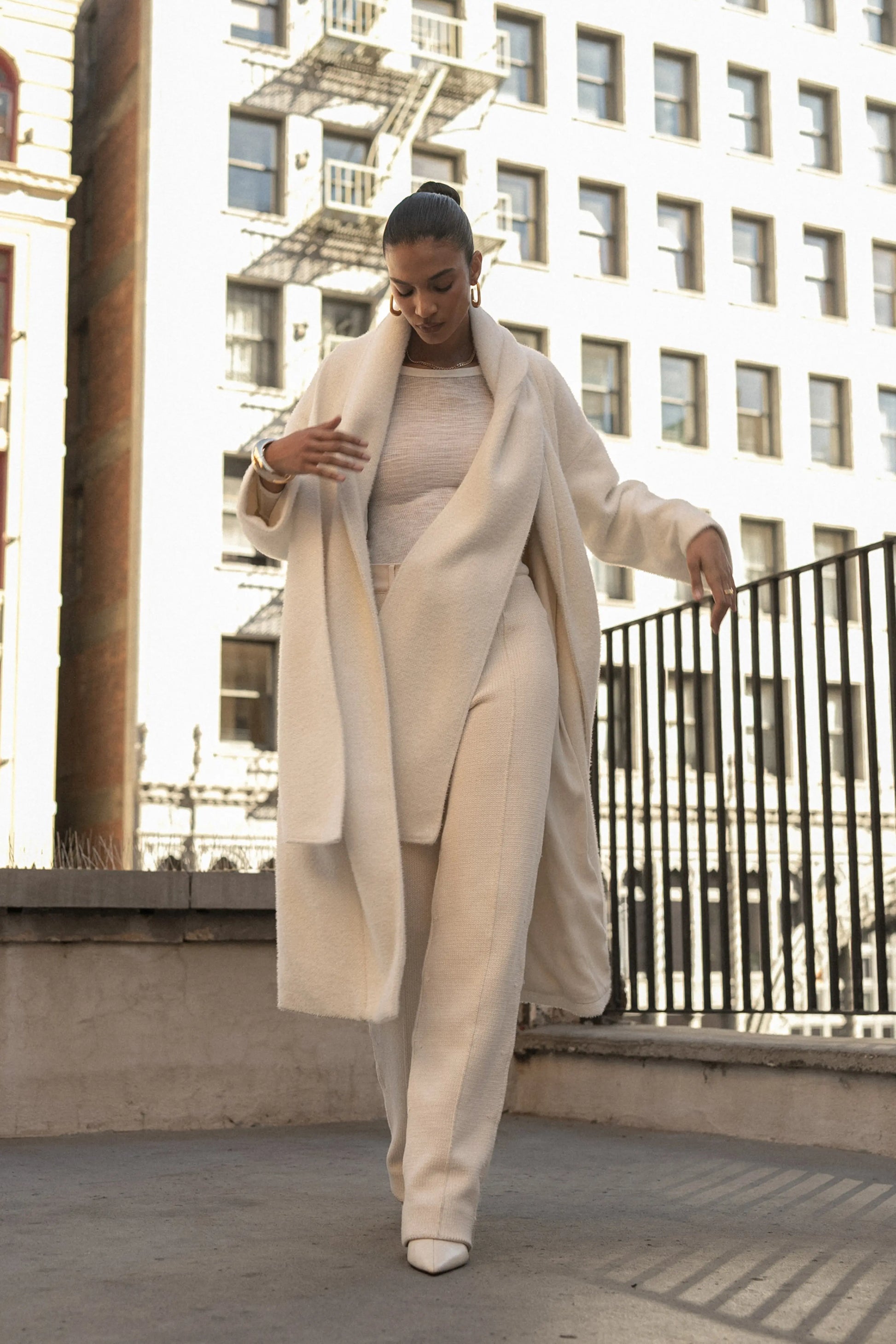 Ivory Jonah Coat JLUXLABEL