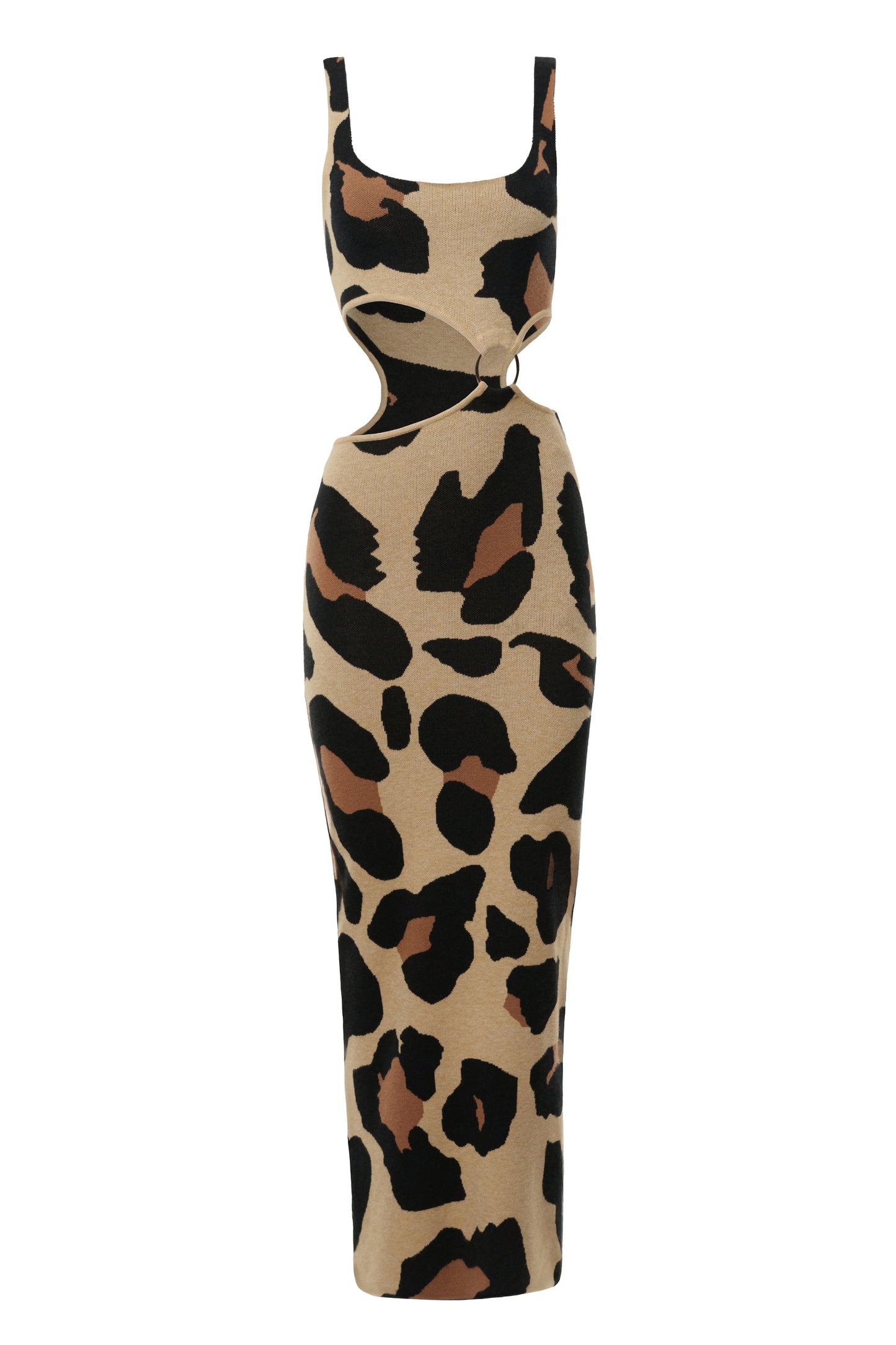 Leopard Zahara Print Maxi Dress JLUXLABEL
