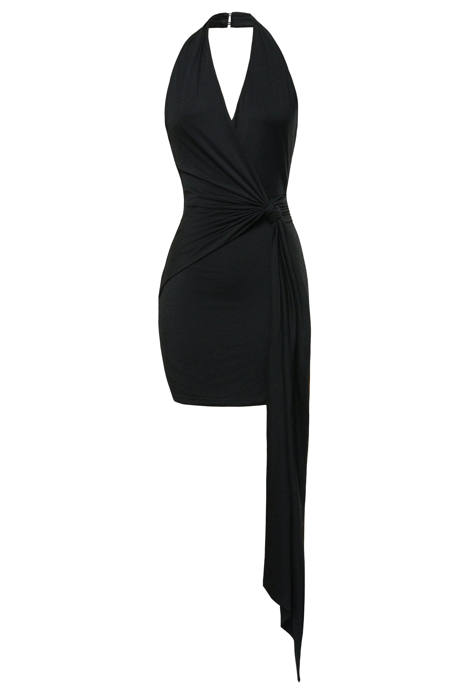 Black Sundown Mini Dress JLUXLABEL