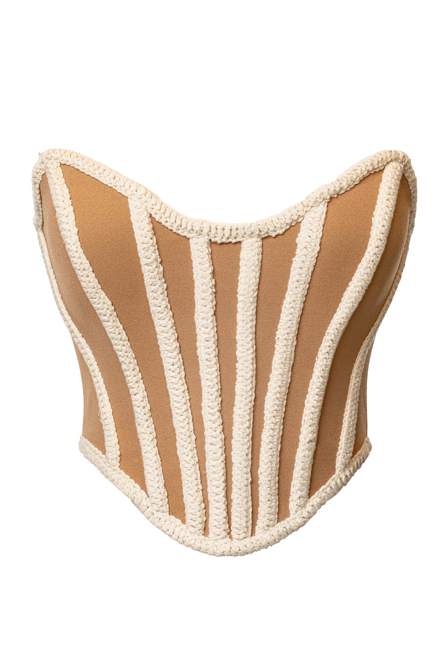 Ivory Cassis Braided Corset