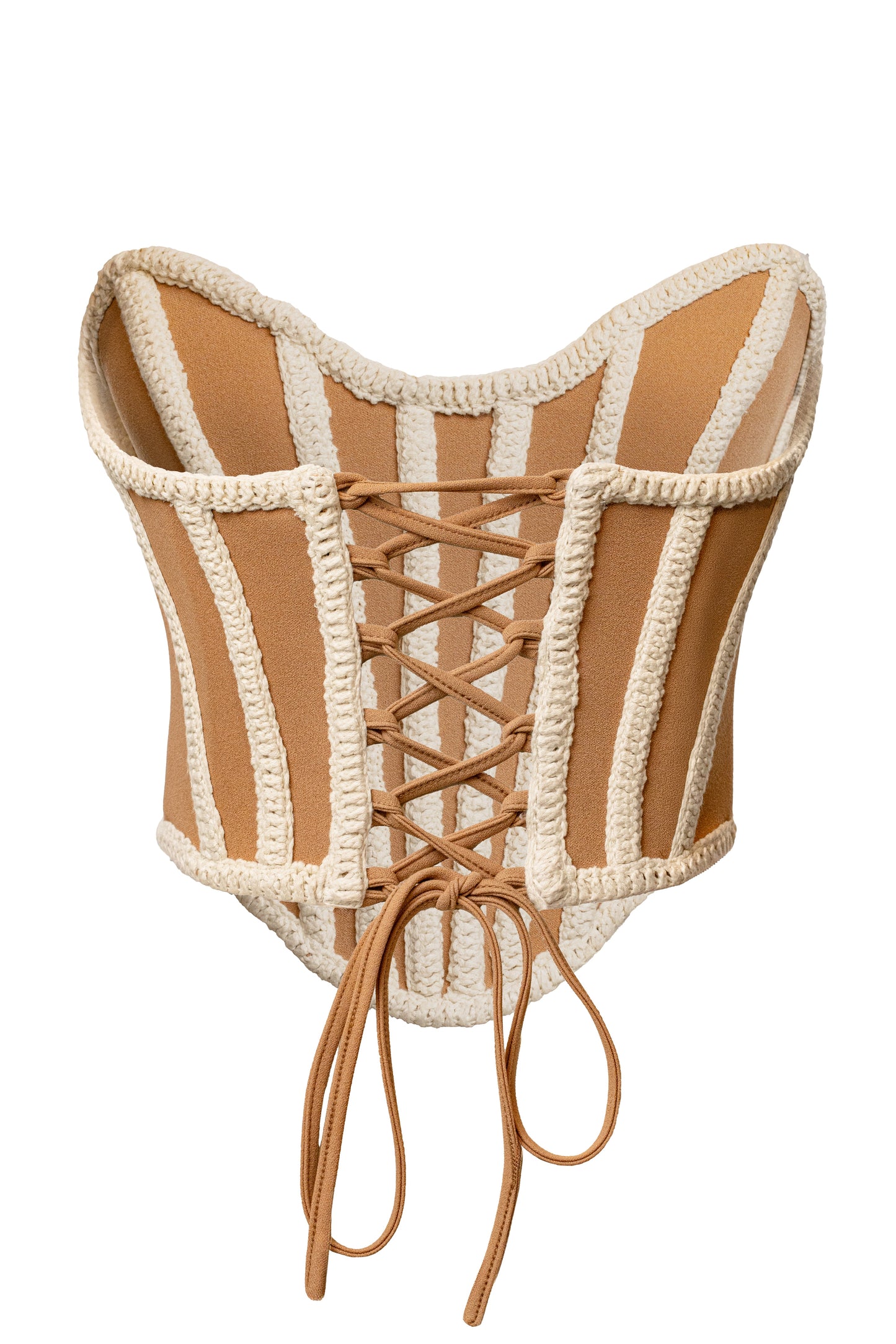 Ivory Cassis Braided Corset
