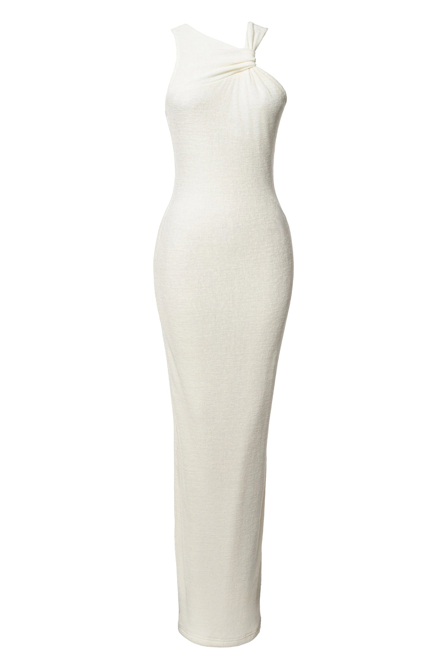 Ivory Alessia Knit Maxi Dress JLUXLABEL