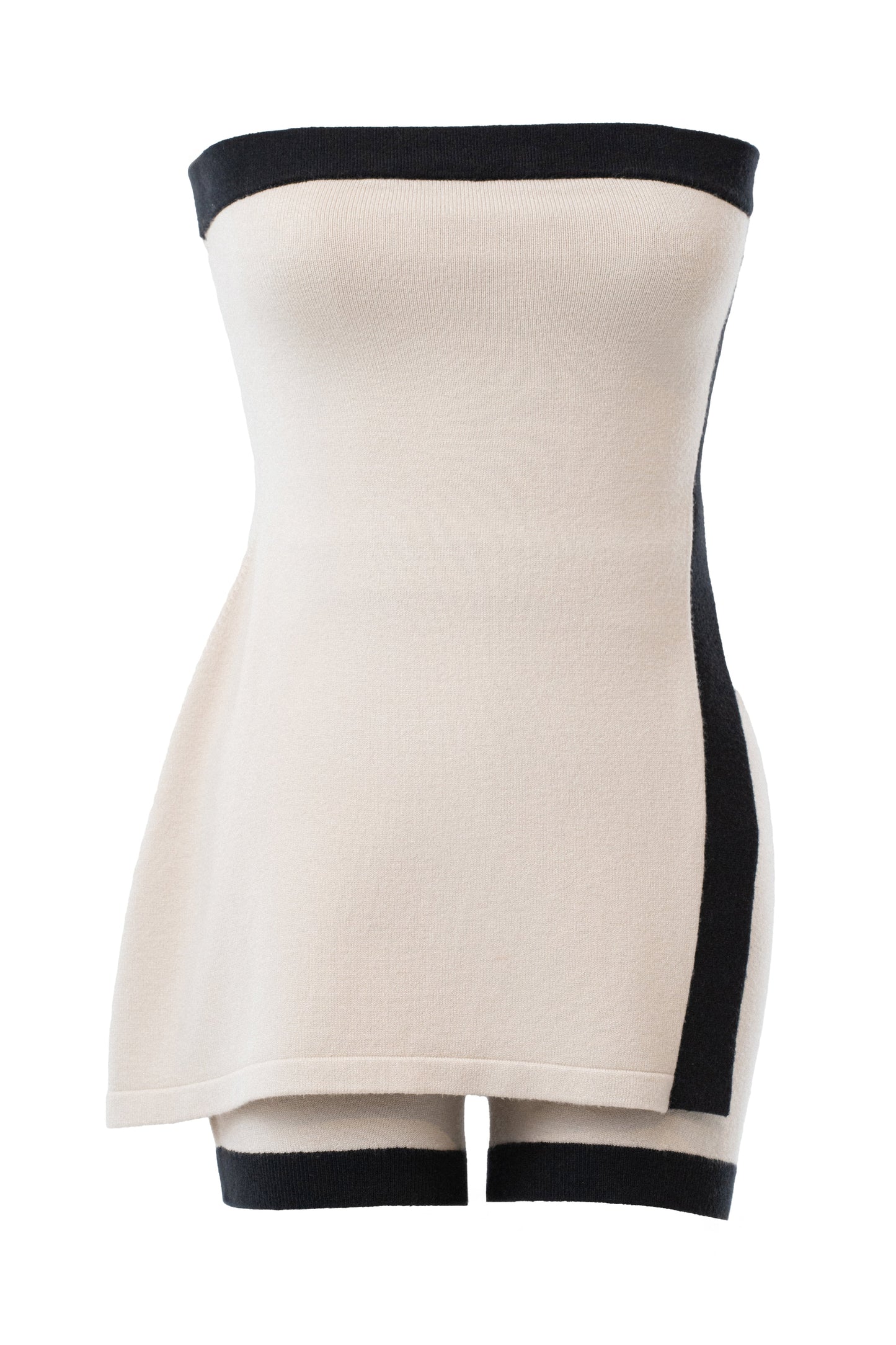 Milk/Black Olivea Knit Short Set
