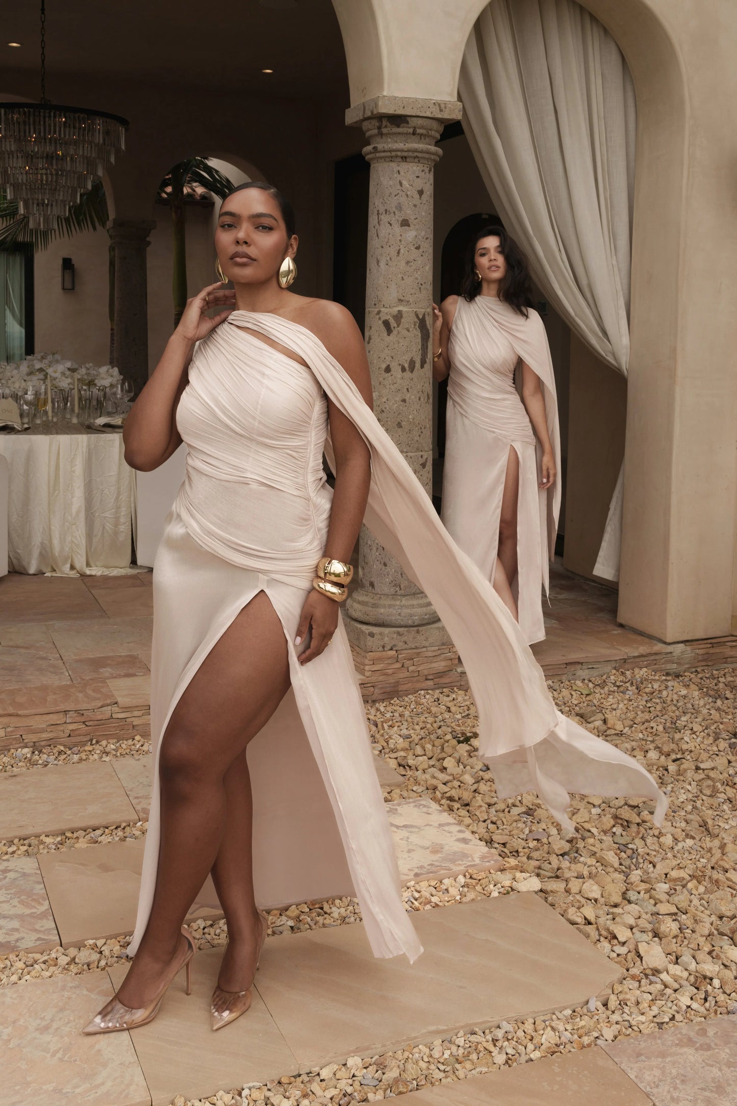 Champagne Eternal Muse Gown JLUXLABEL