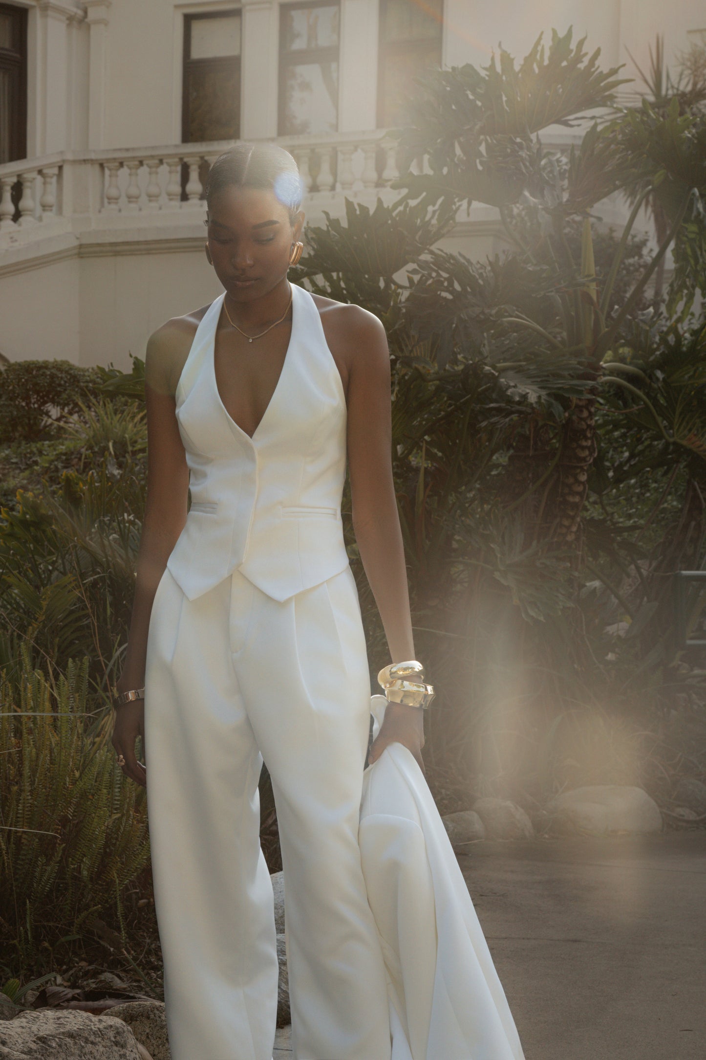 White City Nights Satin Vest JLUXLABEL