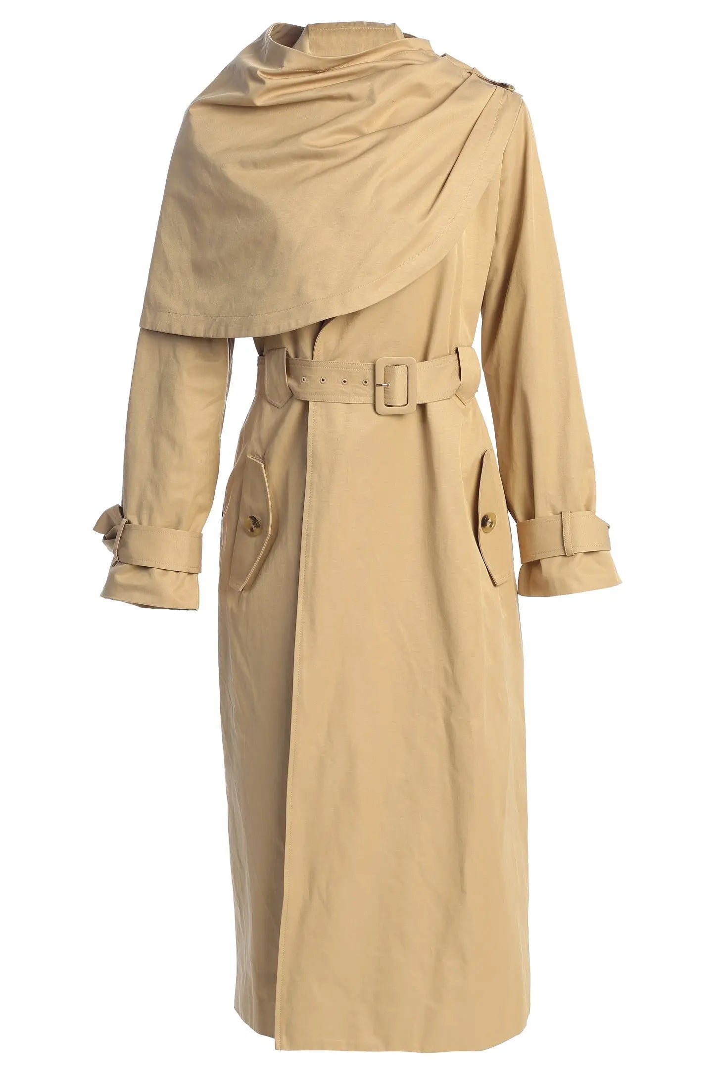Khaki The Classic Trench Coat JLUXLABEL