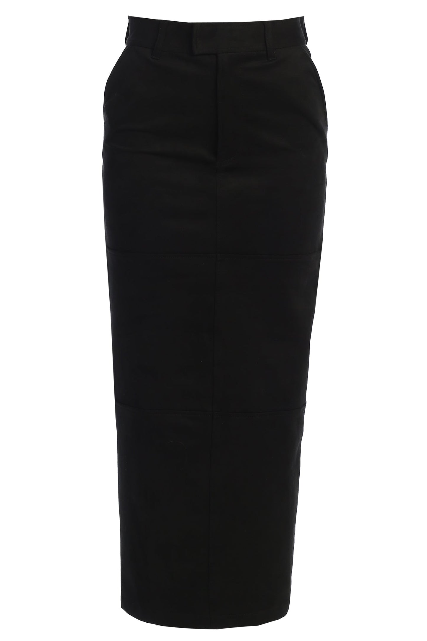 Black Joy Suede Maxi Skirt