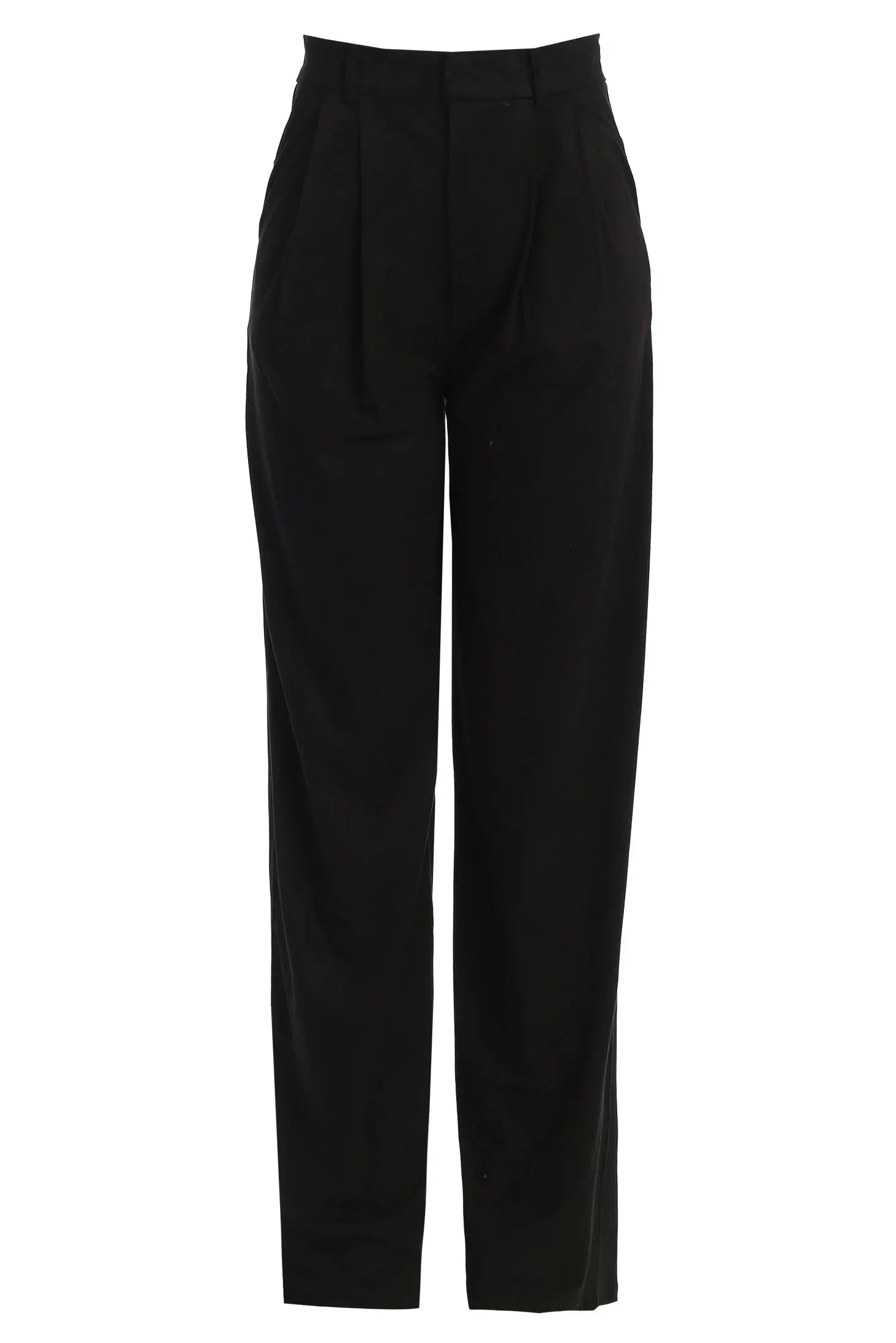 Black Classic High Rise Trousers JLUXLABEL