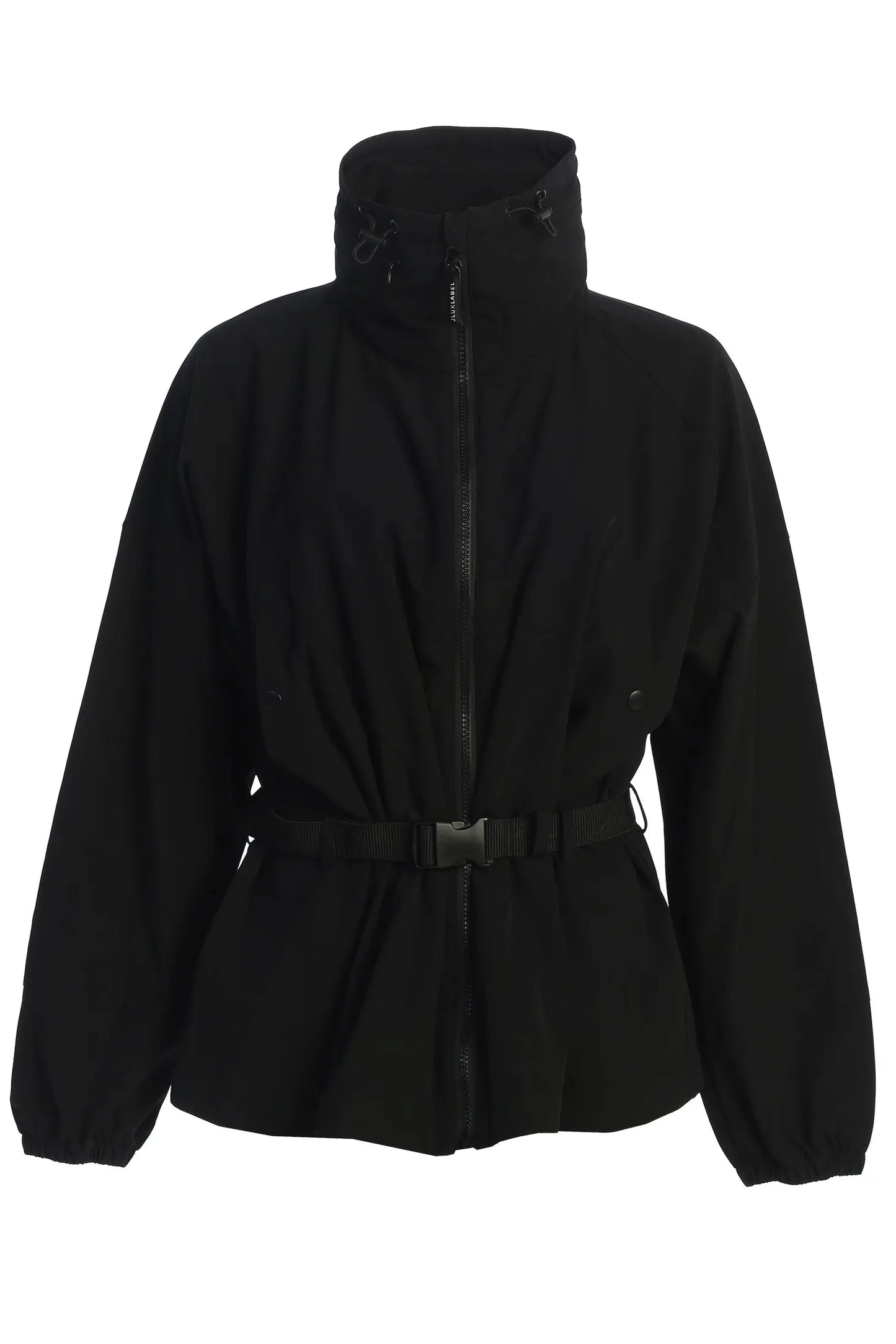 Black Willow Belted Jacket JLUXLABEL