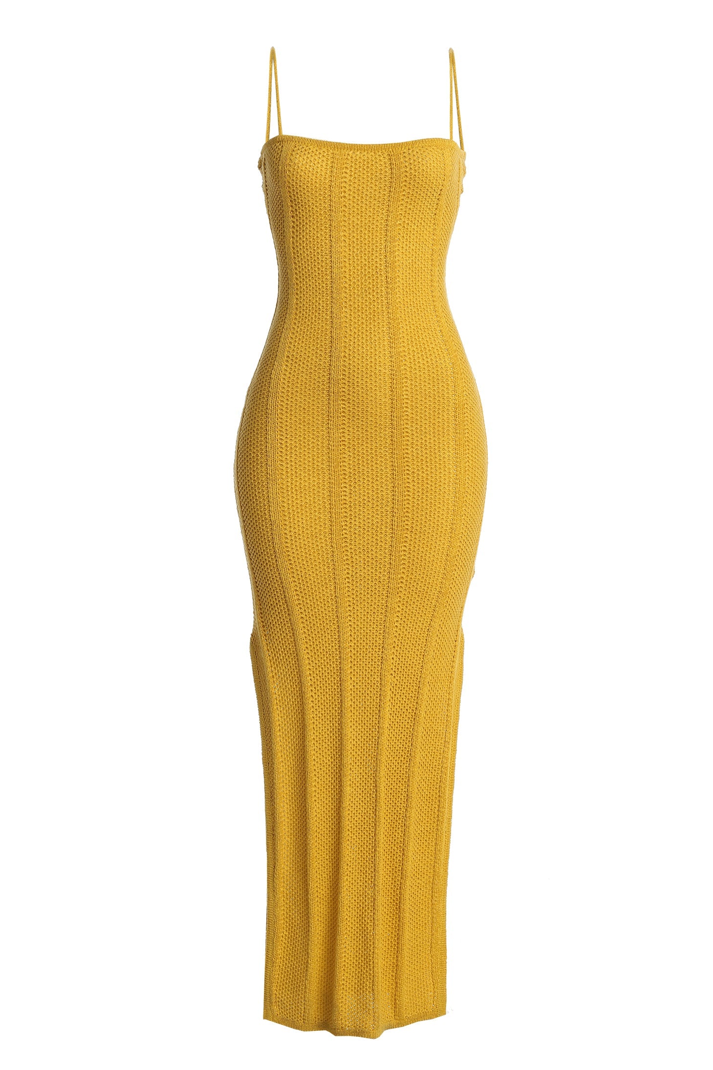 Yellow Cabana Views Crochet Dress JLUXLABEL