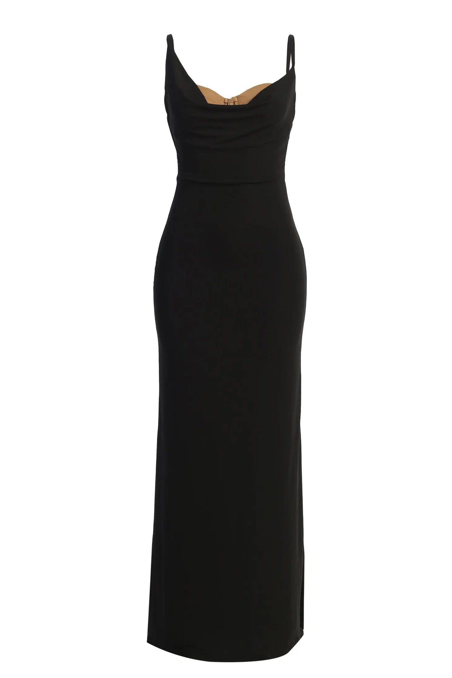 Black Until Forever Maxi Dress JLUXLABEL