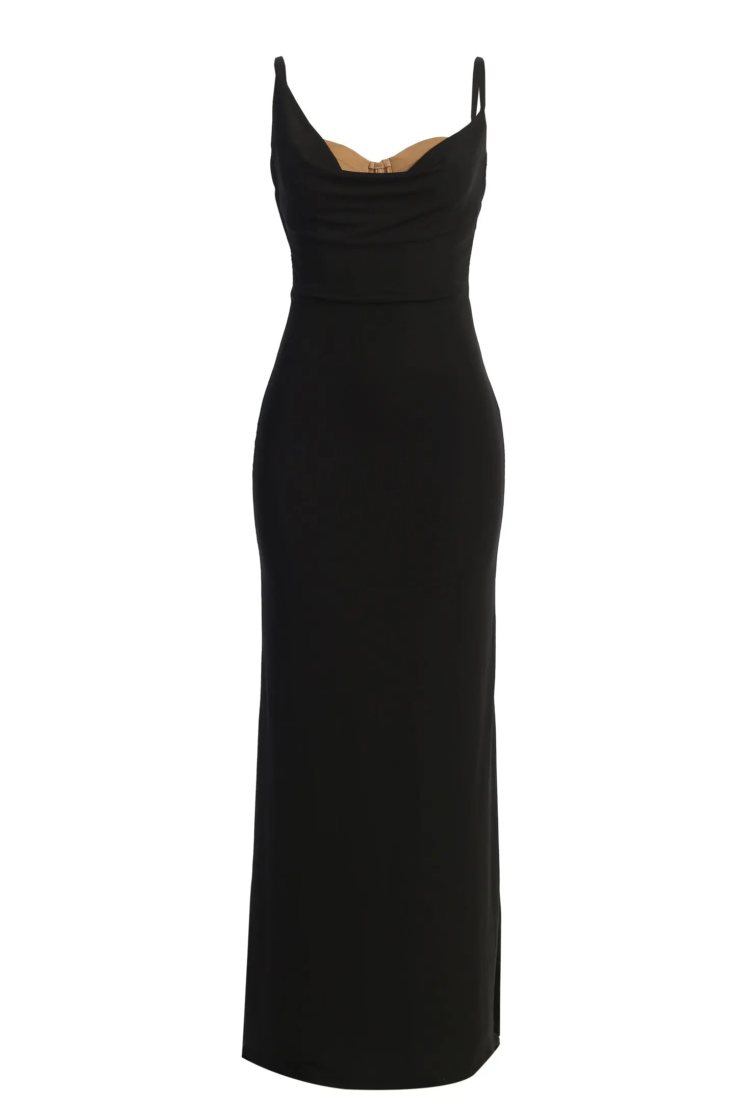 Black Until Forever Maxi Dress JLUXLABEL